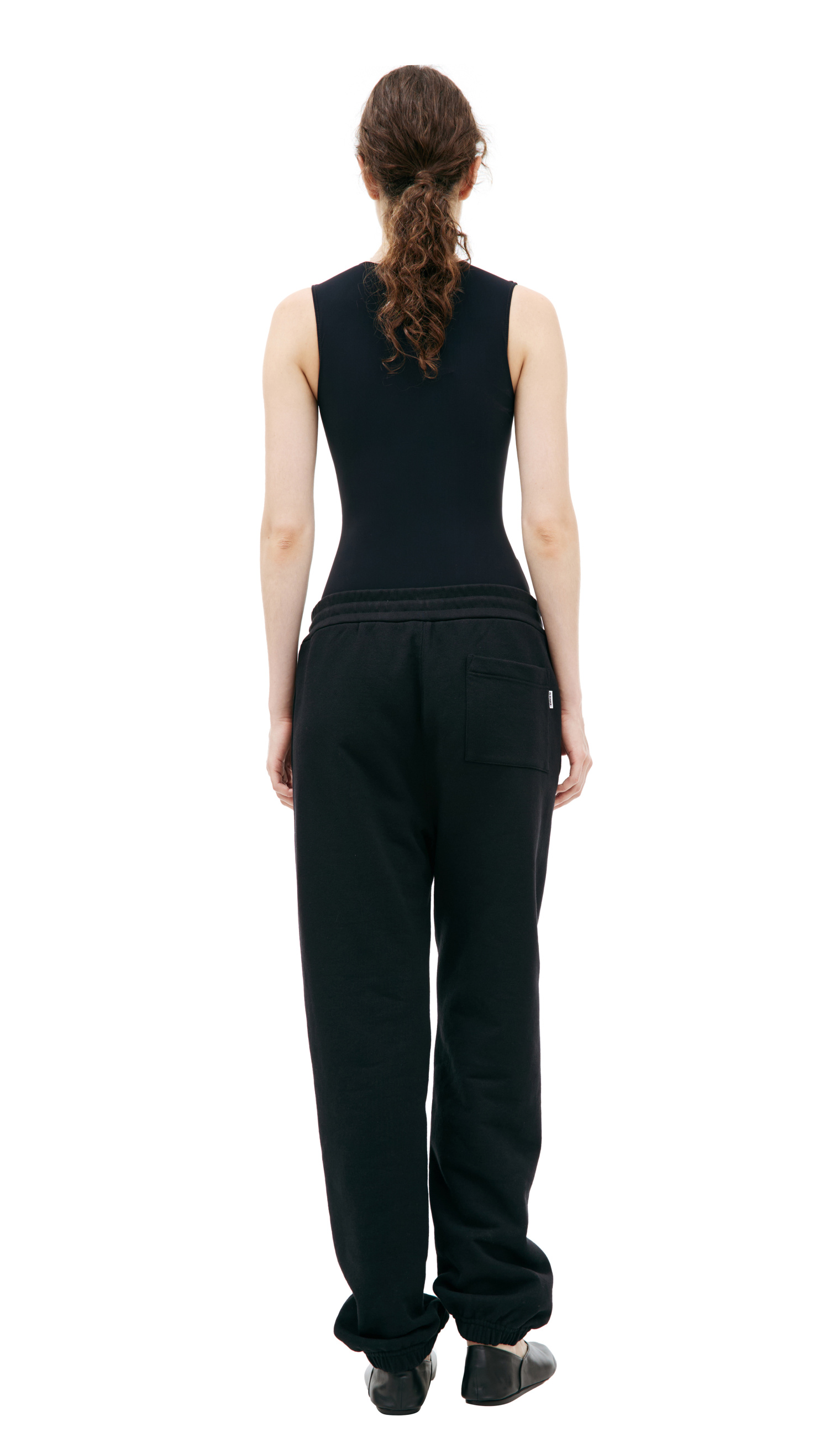 Jil Sander Black cotton sweatpants