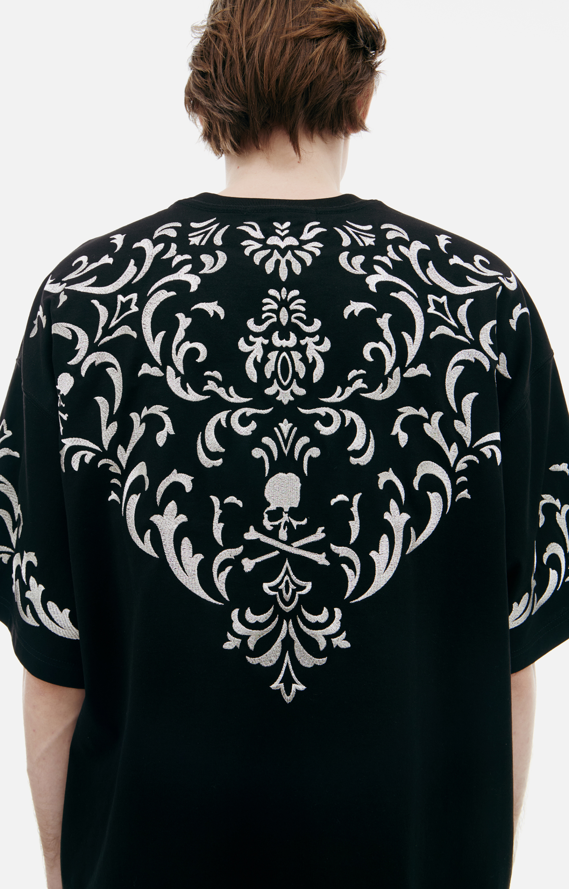 Mastermind WORLD Черная футболка с орнаментом