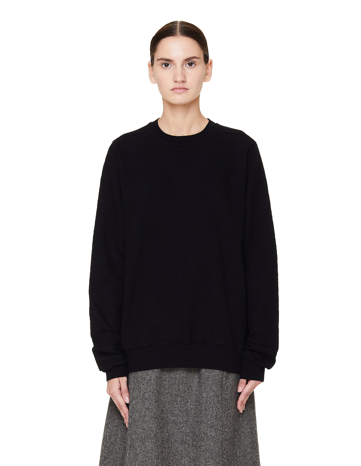 DRKSHDW by Rick Owens Хлопковый свитшот oversize