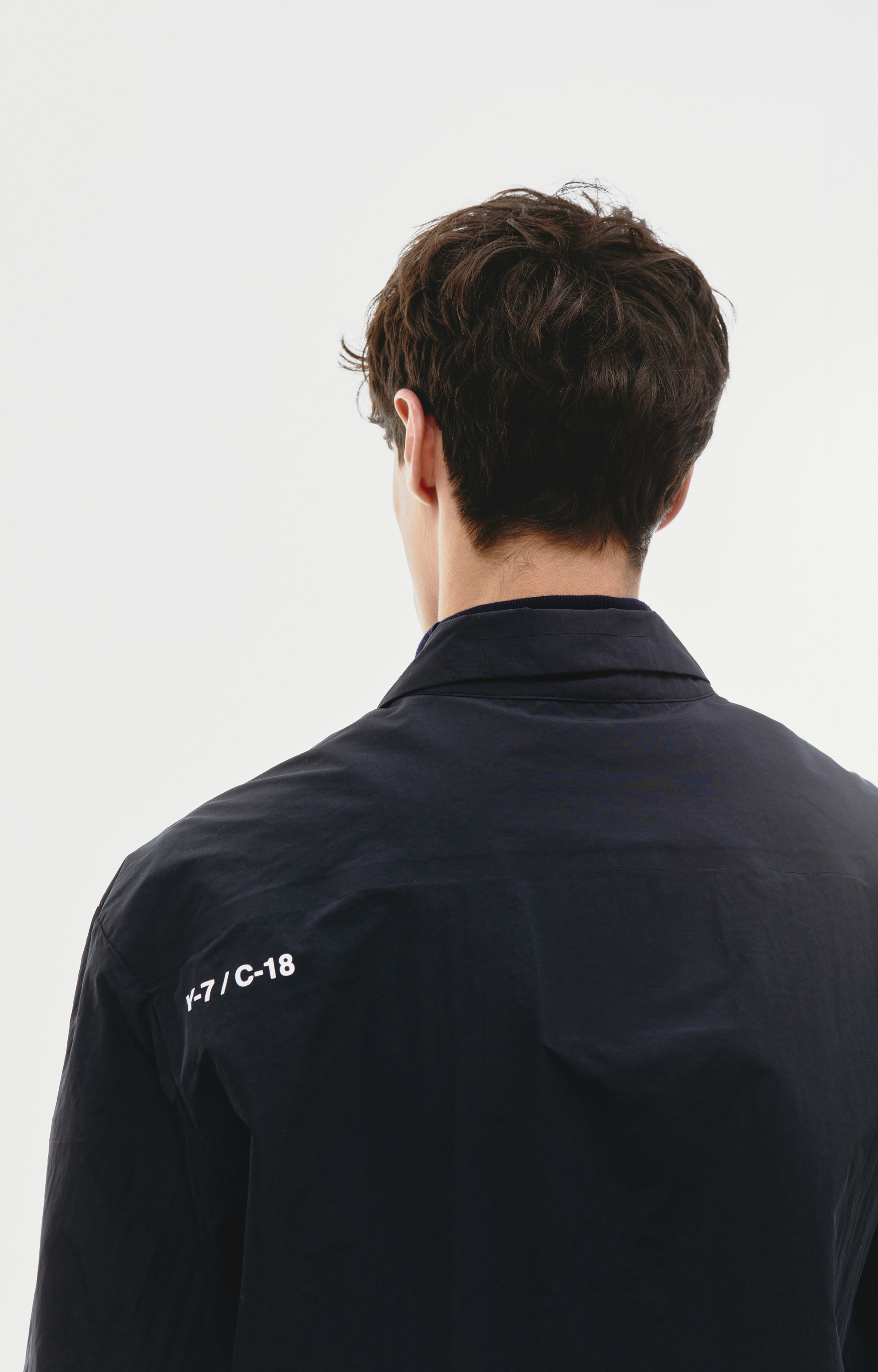 A-COLD-WALL* Navy blue embroidered overshirt