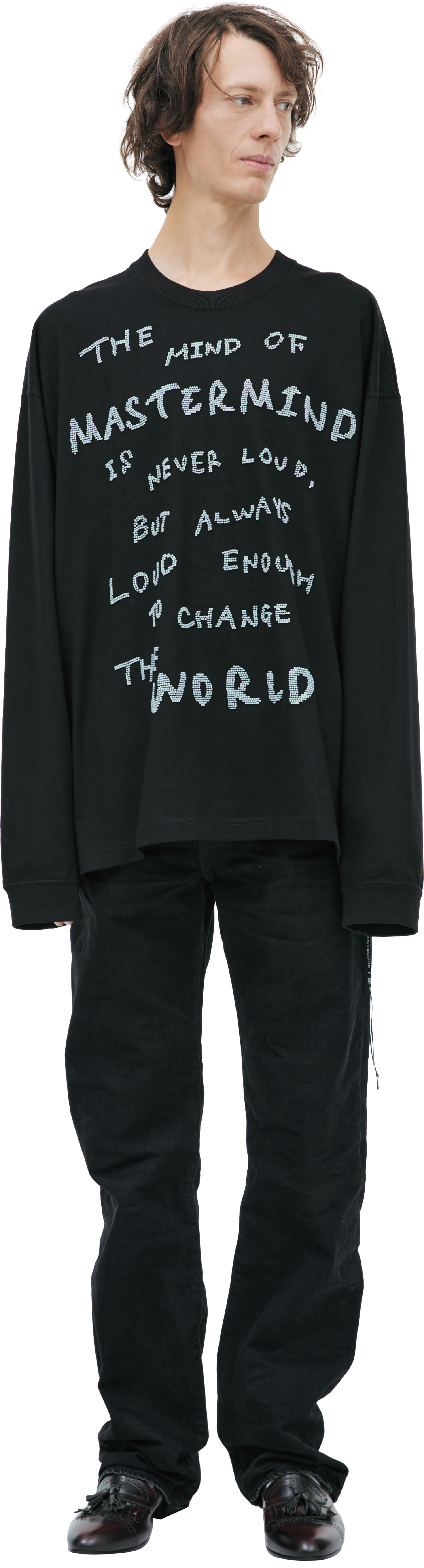 Mastermind WORLD Black cotton sweatshirt