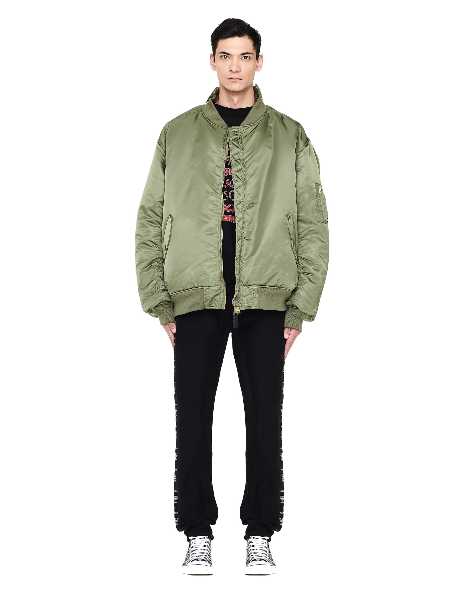 VETEMENTS Alpha Industries Khaki Bomber Jacket