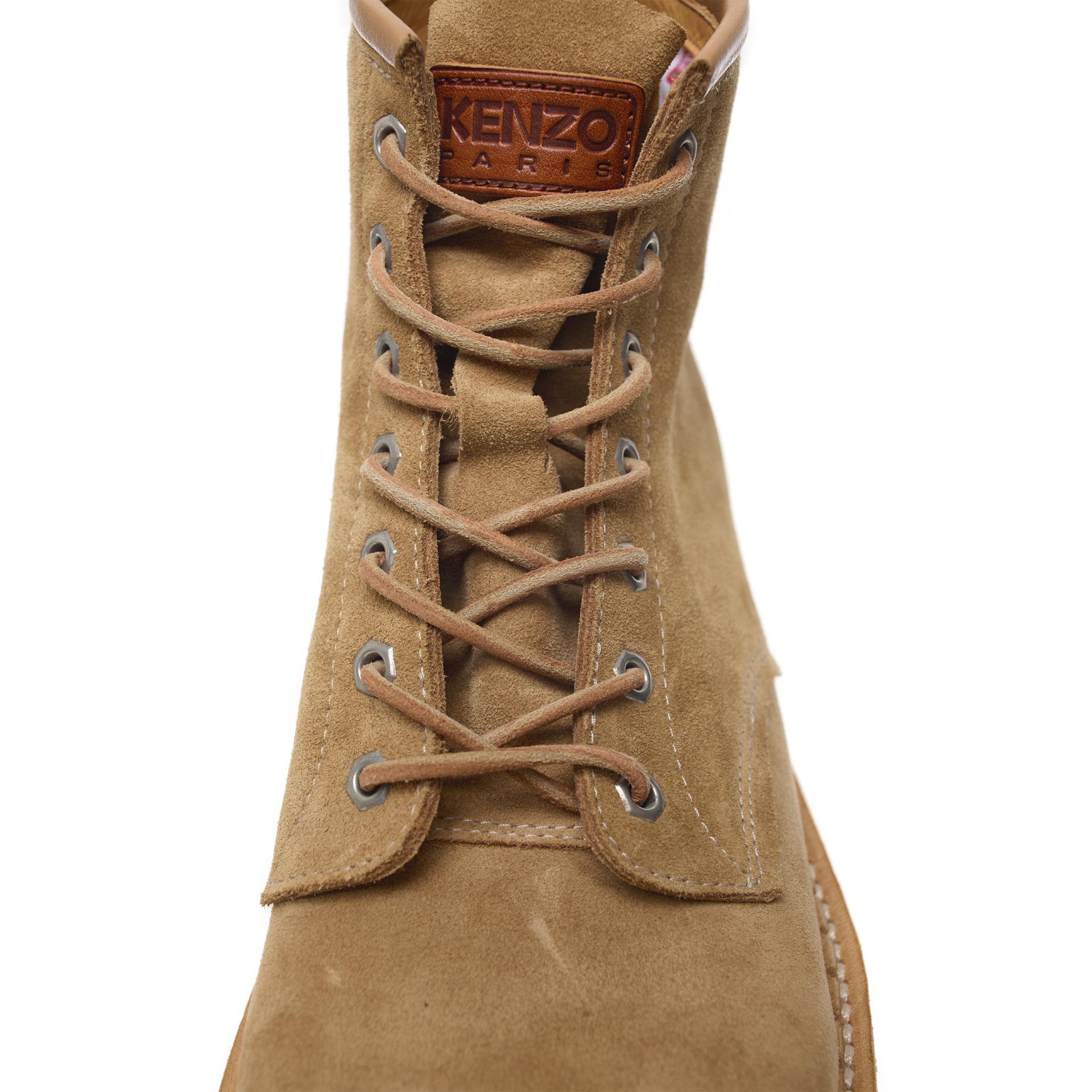 KENZO Beige leather boots