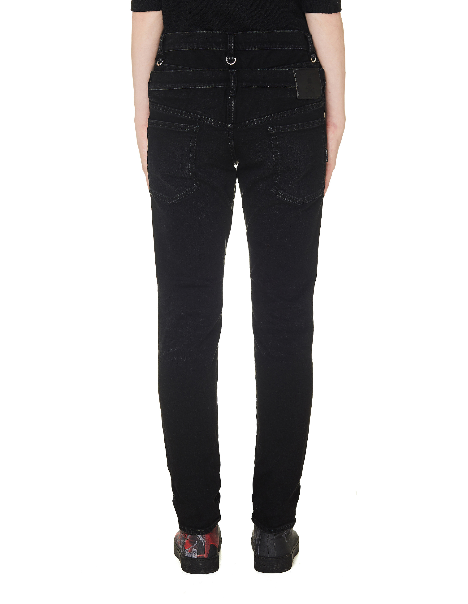 Mastermind WORLD Black Skull Jeans