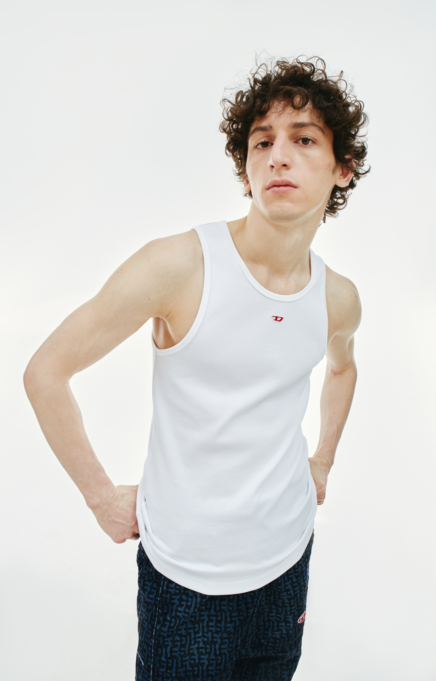 Diesel White T-Lifty-D Tank Top