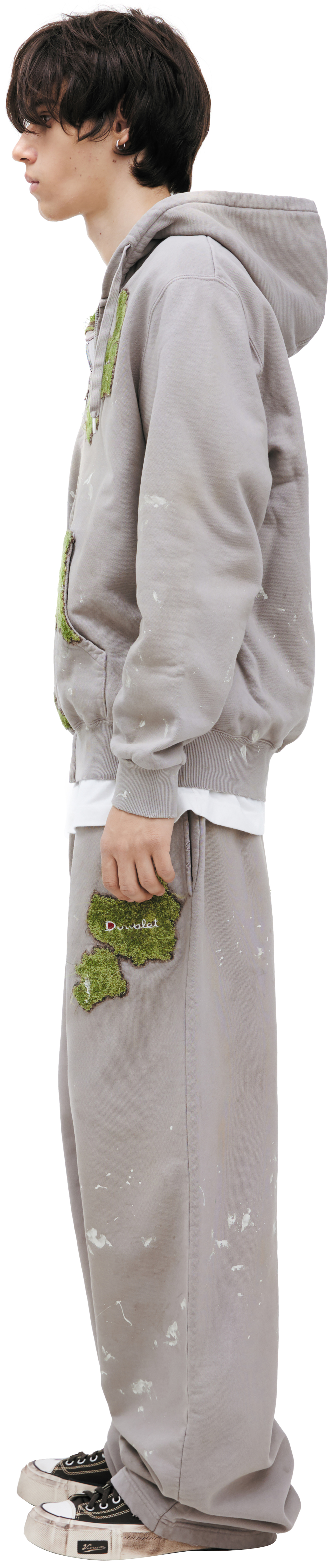 Doublet MOSS-GROWN EMBROIDERY Hoodie