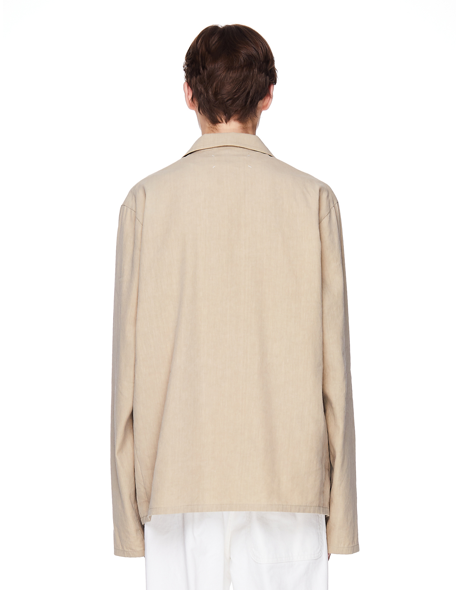 Maison Margiela Beige Linen Safari Jacket