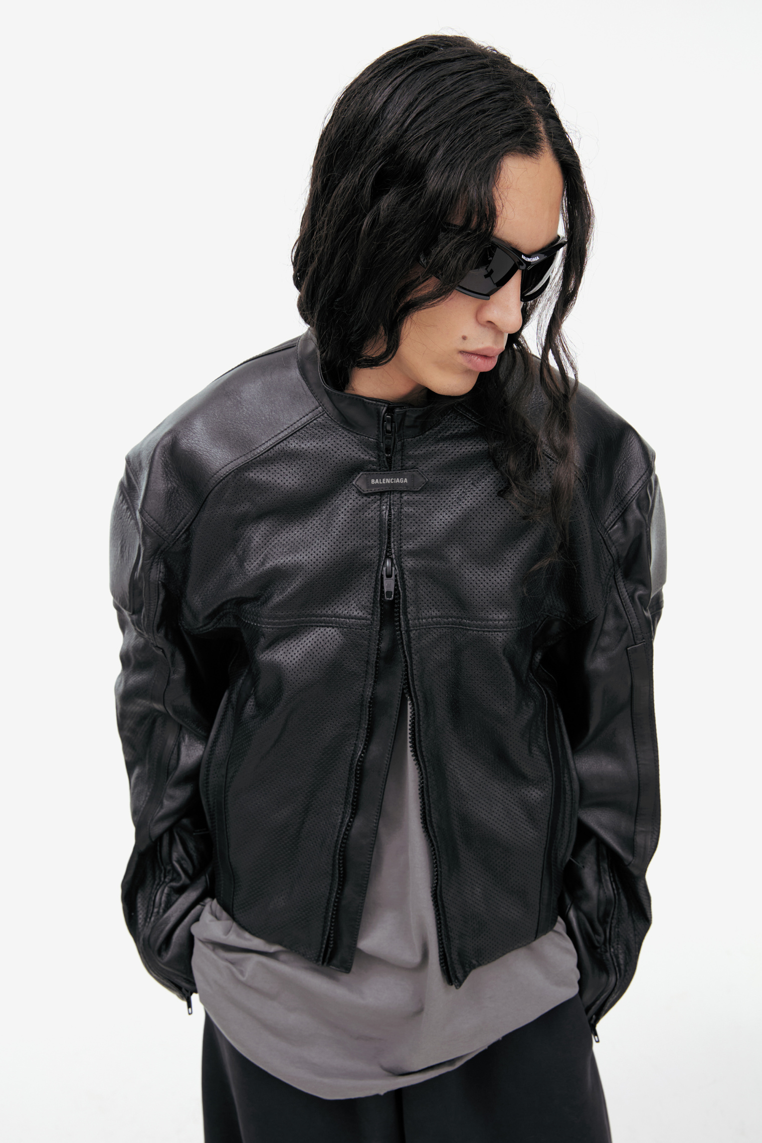 Balenciaga Black leather jacket