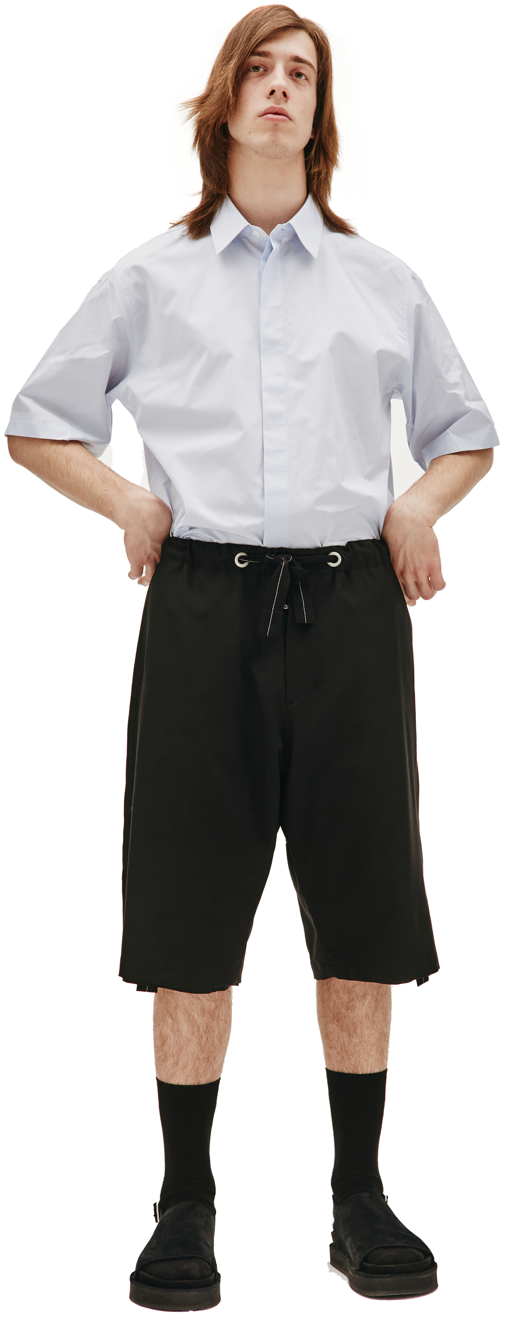 OAMC Wide Wool Shorts
