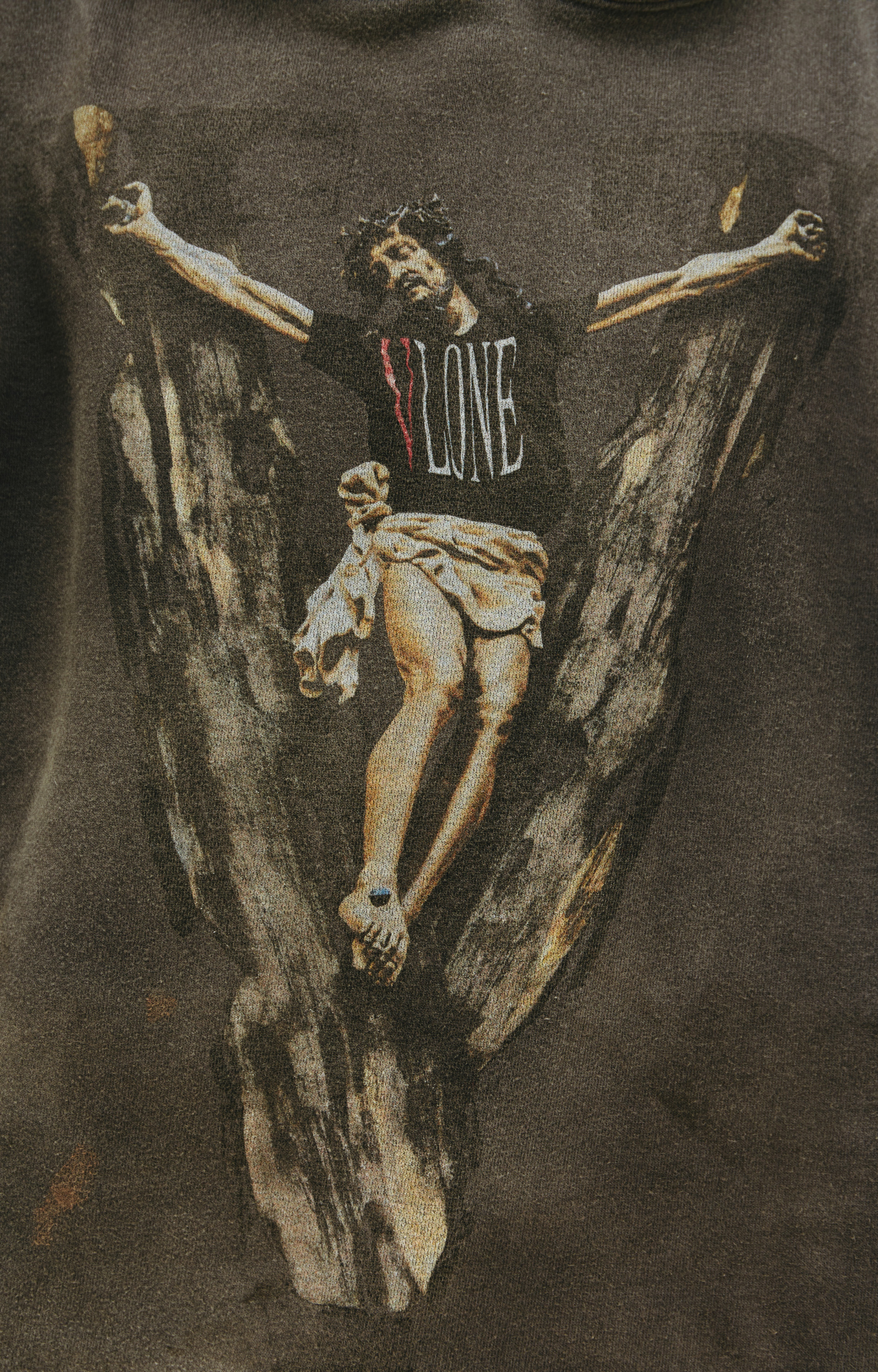 Saint Michael Худи с принтом VLONE x Saint Michael