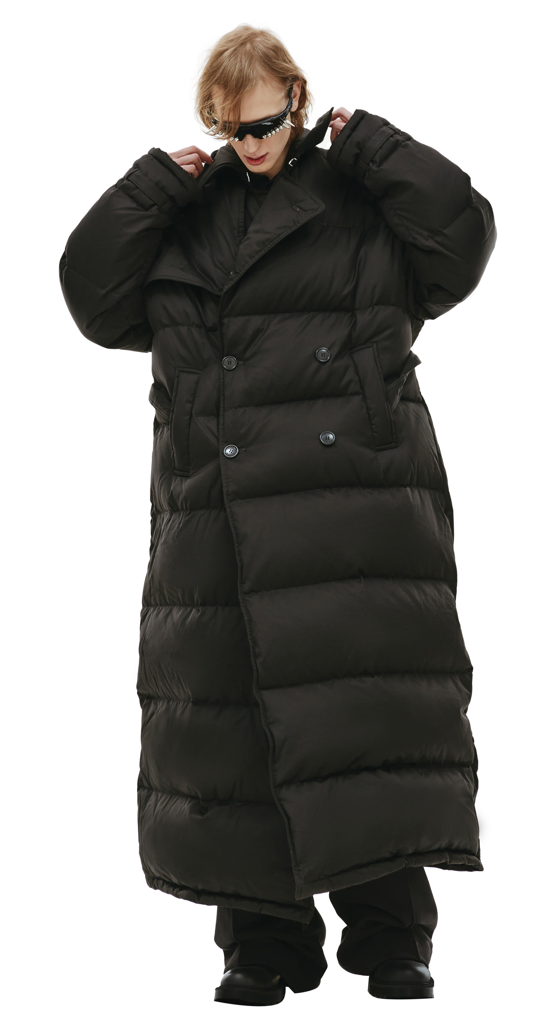 VETEMENTS Black down coat