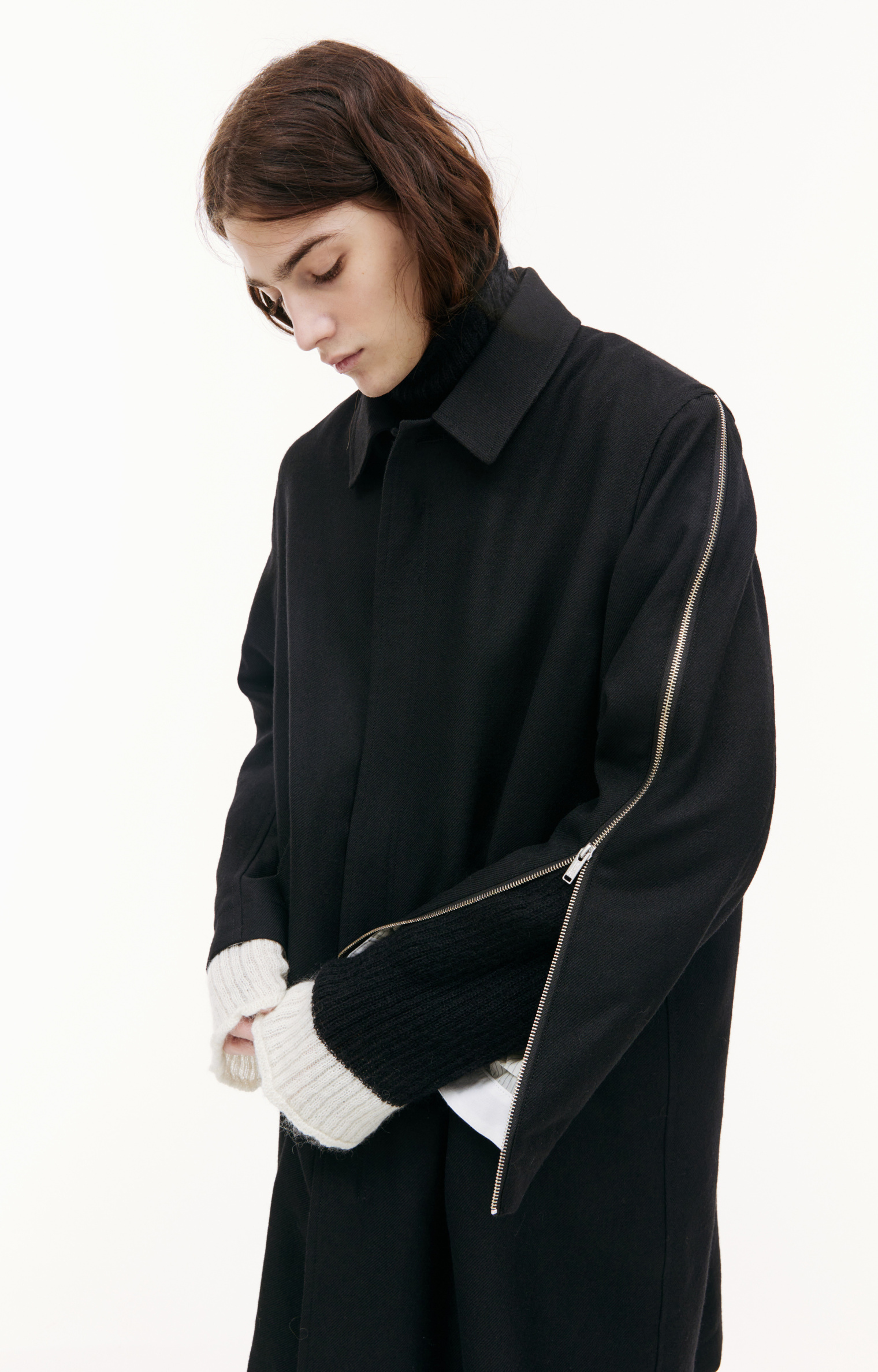 Undercover Black zip coat