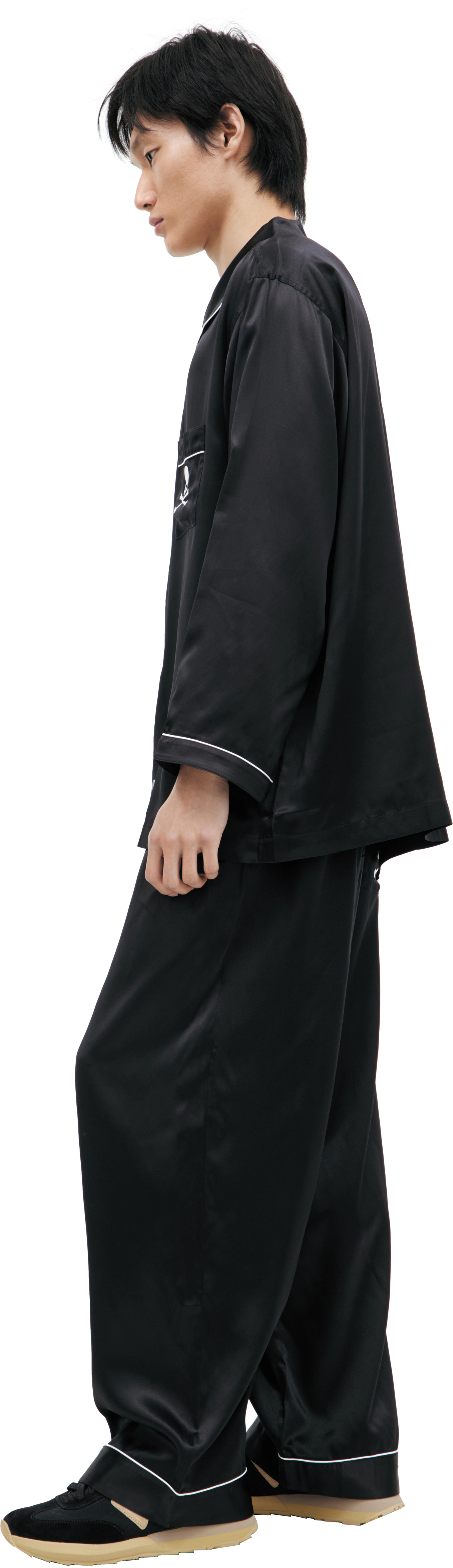 Mastermind WORLD Black silk pyjama