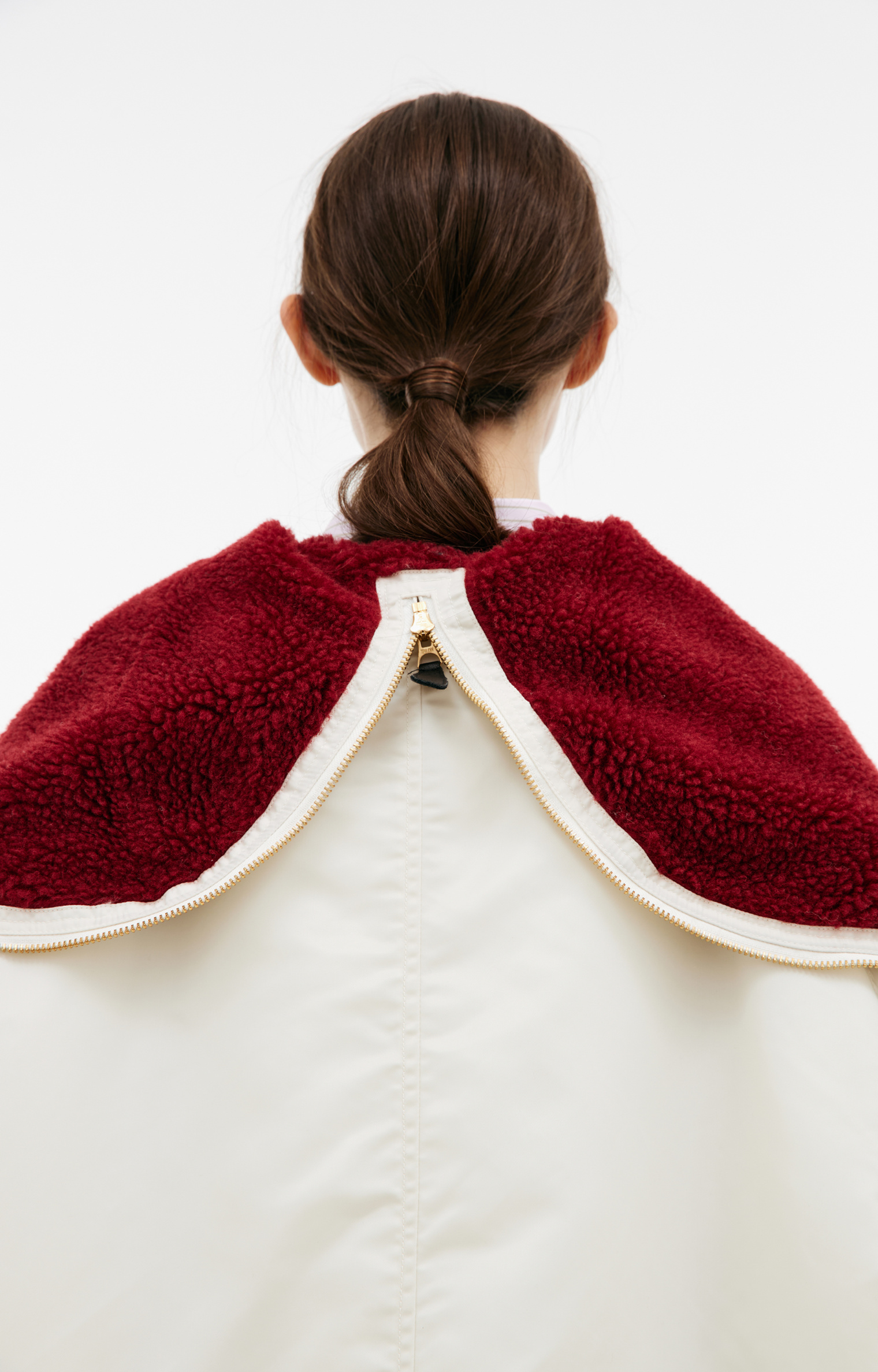 Doublet White PETAL MOUTH jacket