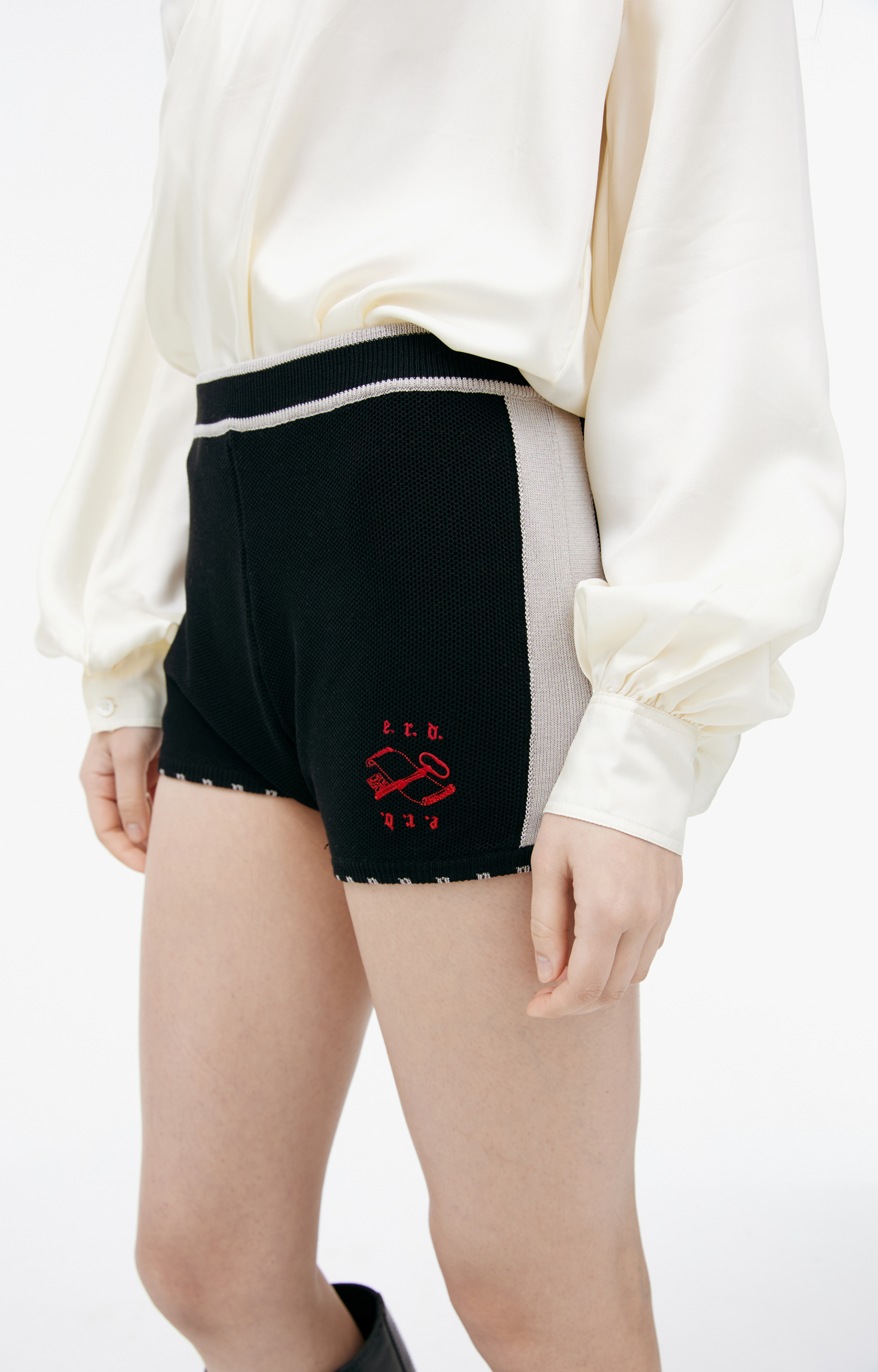 Enfants Riches Déprimés Embroidered logo shorts