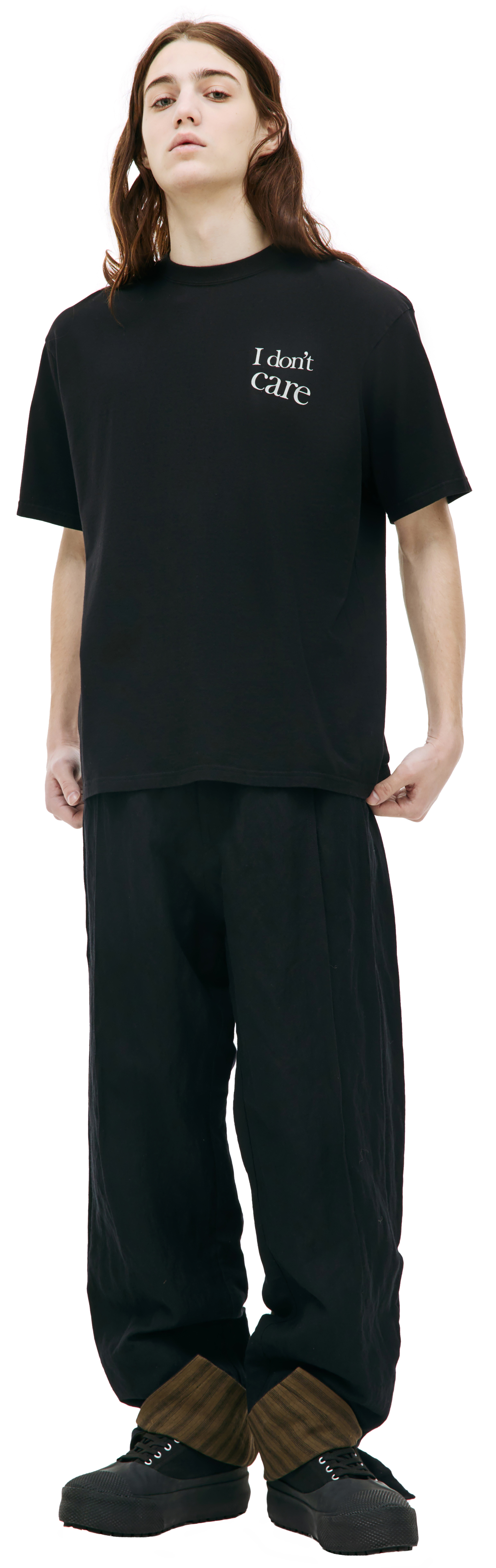 Undercover \'I don\'t care\' printed t-shirt