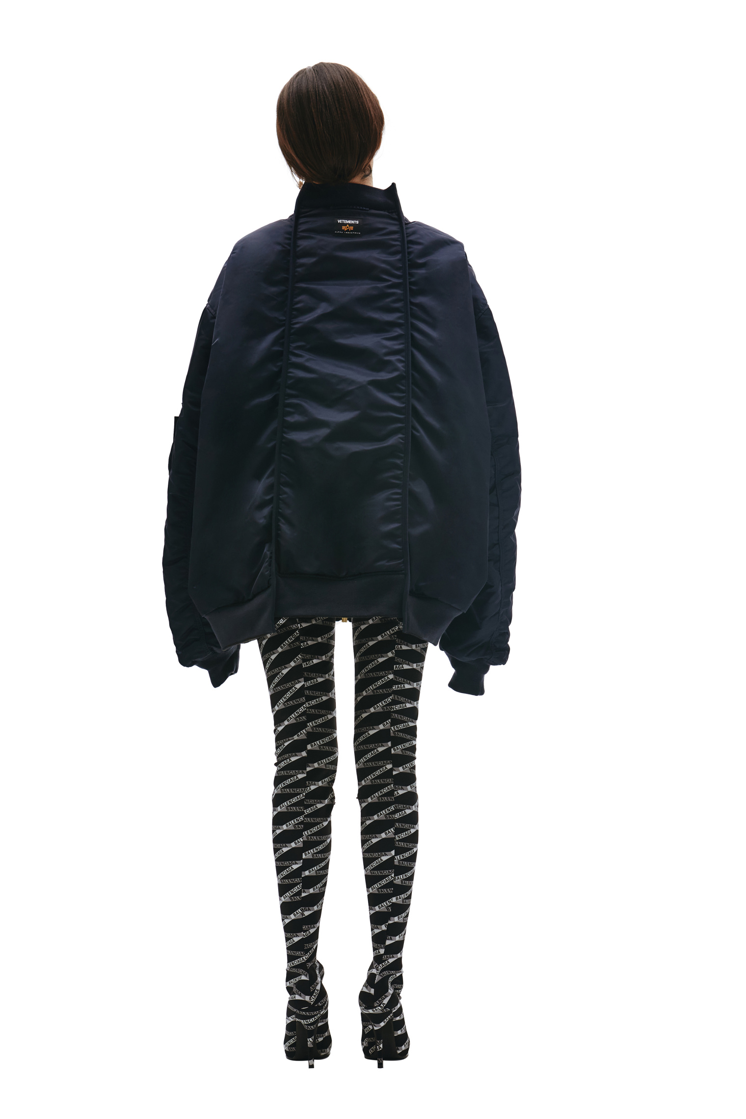 VETEMENTS Двусторонний Оверсайз Бомбер VETEMENTS x Alpha Industries