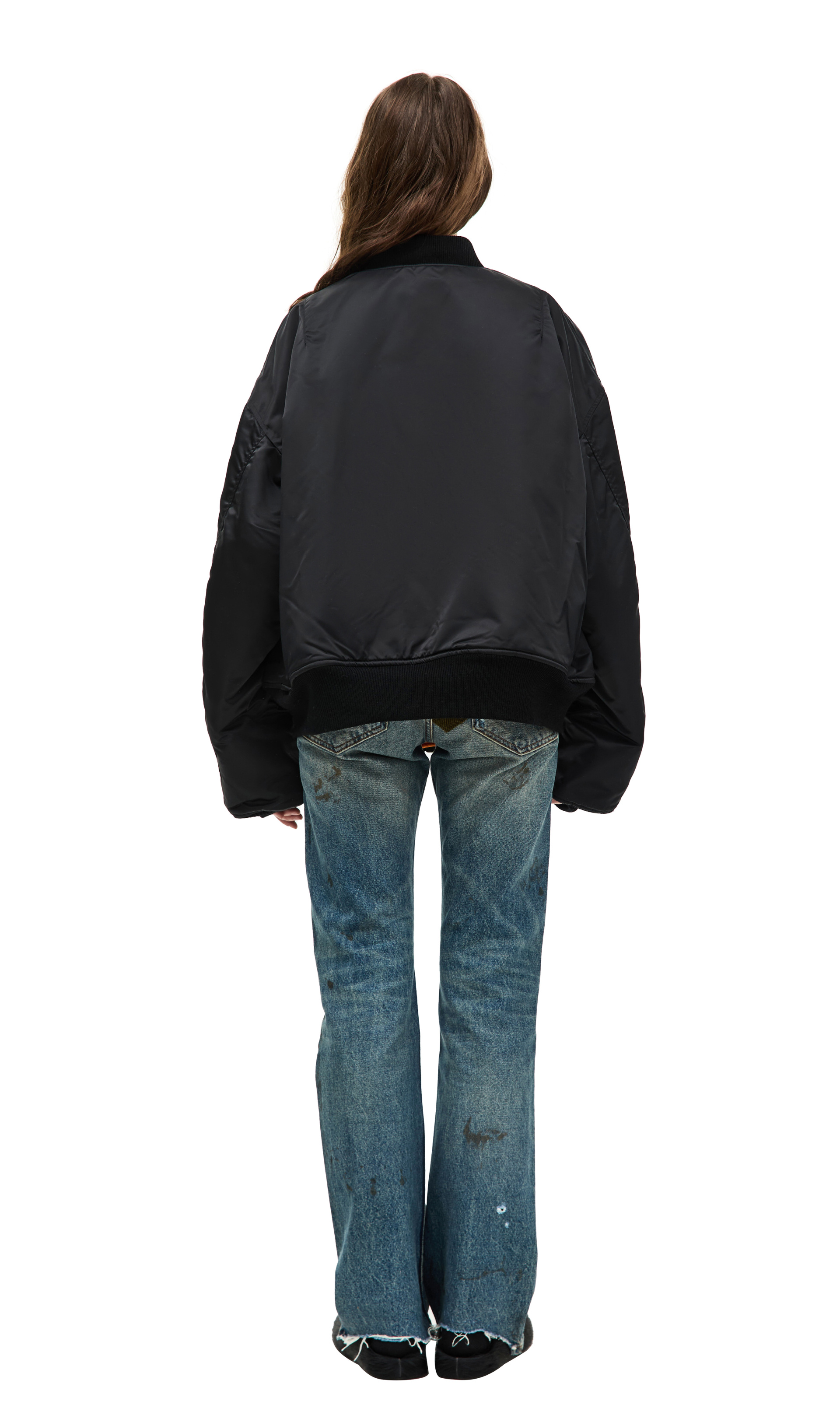 Saint Mxxxxxx Two-way zippered bomber