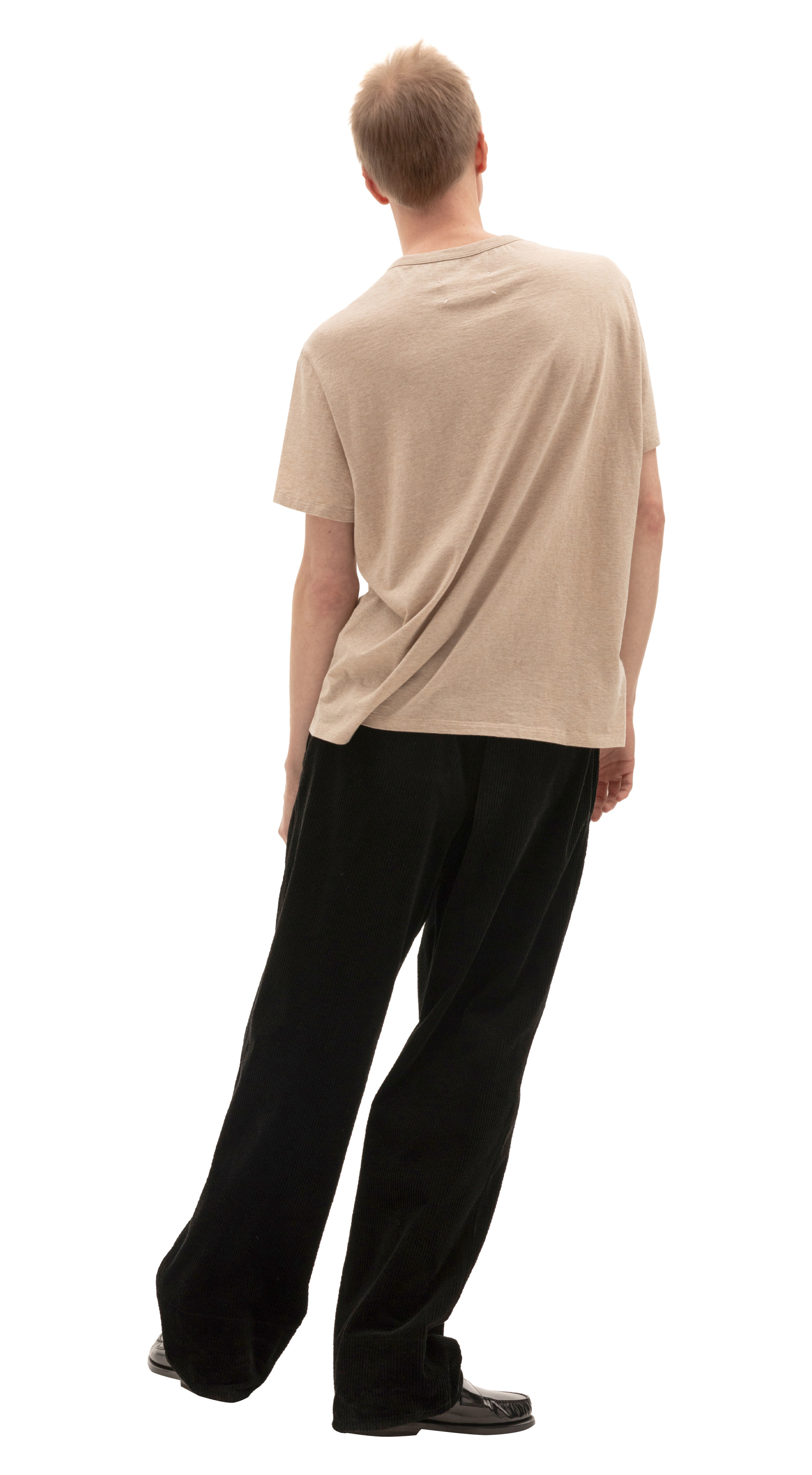 Maison Margiela Beige Logo T-shirt