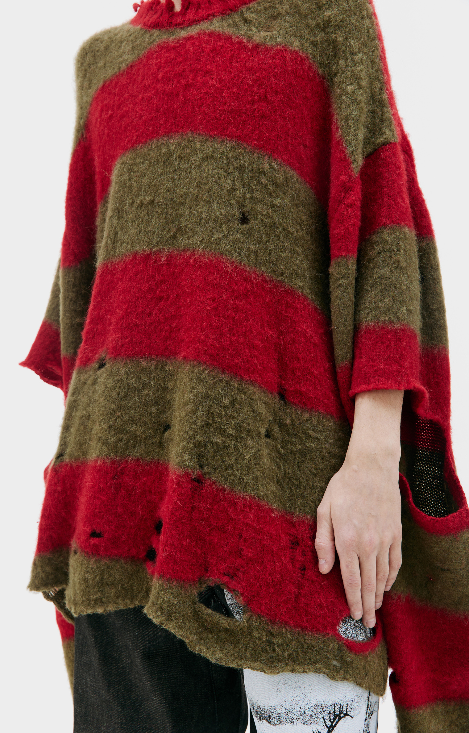 Doublet Stripe oversized sweater