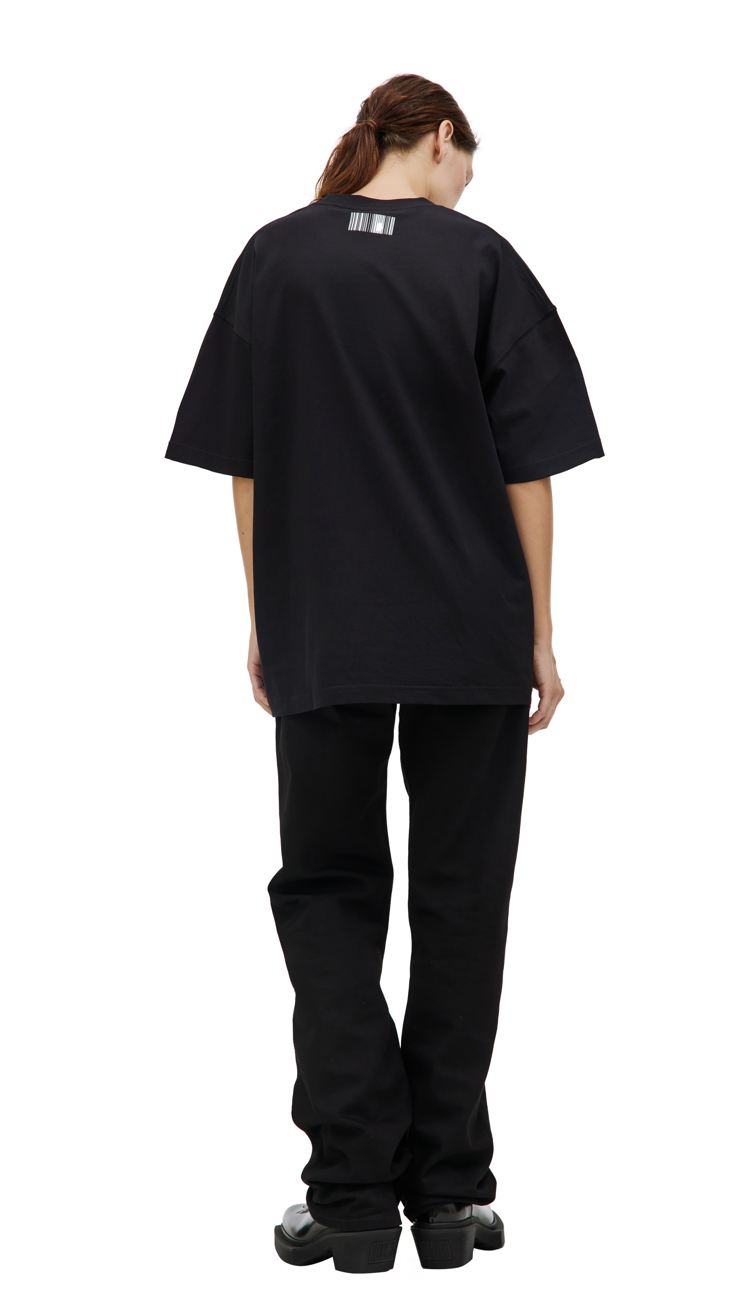 VTMNTS Black Cute Cat t-shirt