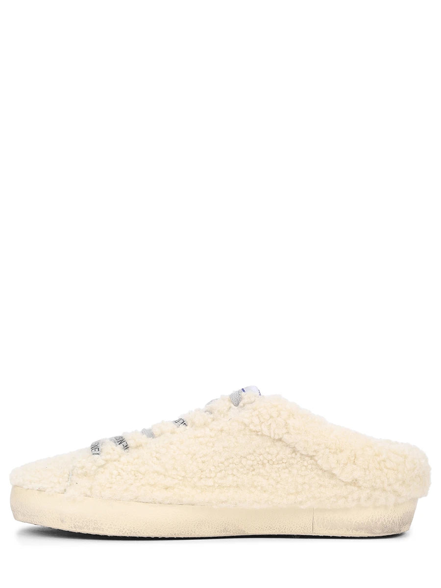 Golden Goose Women\'s Super Star Sabot With Glitter Star