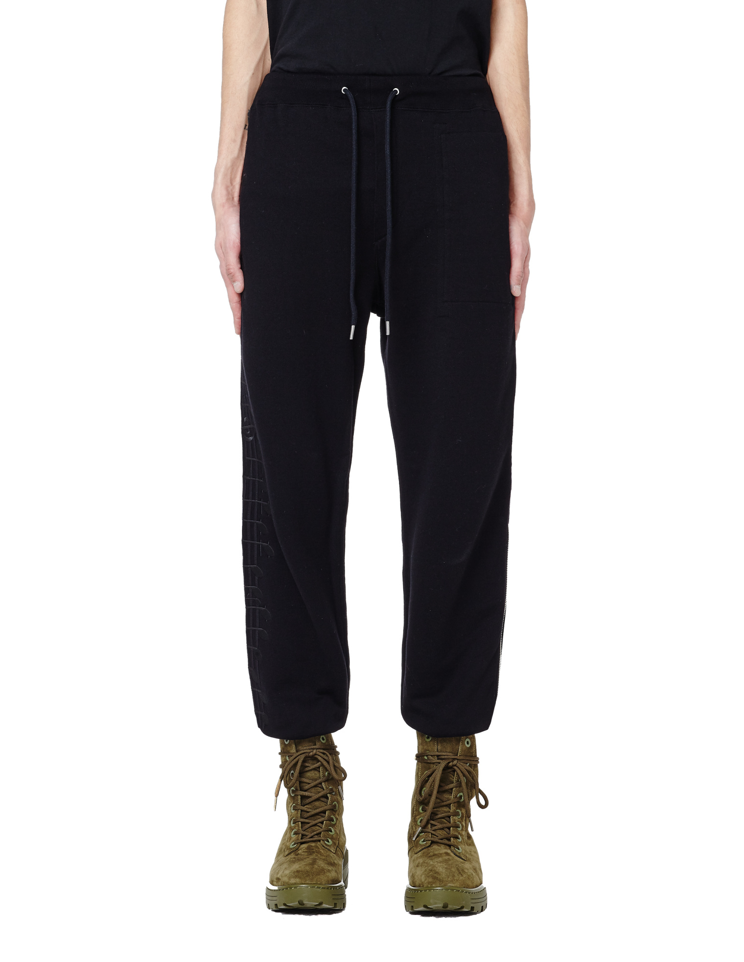 The Soloist Embroidered Cotton And Cashmere Pants
