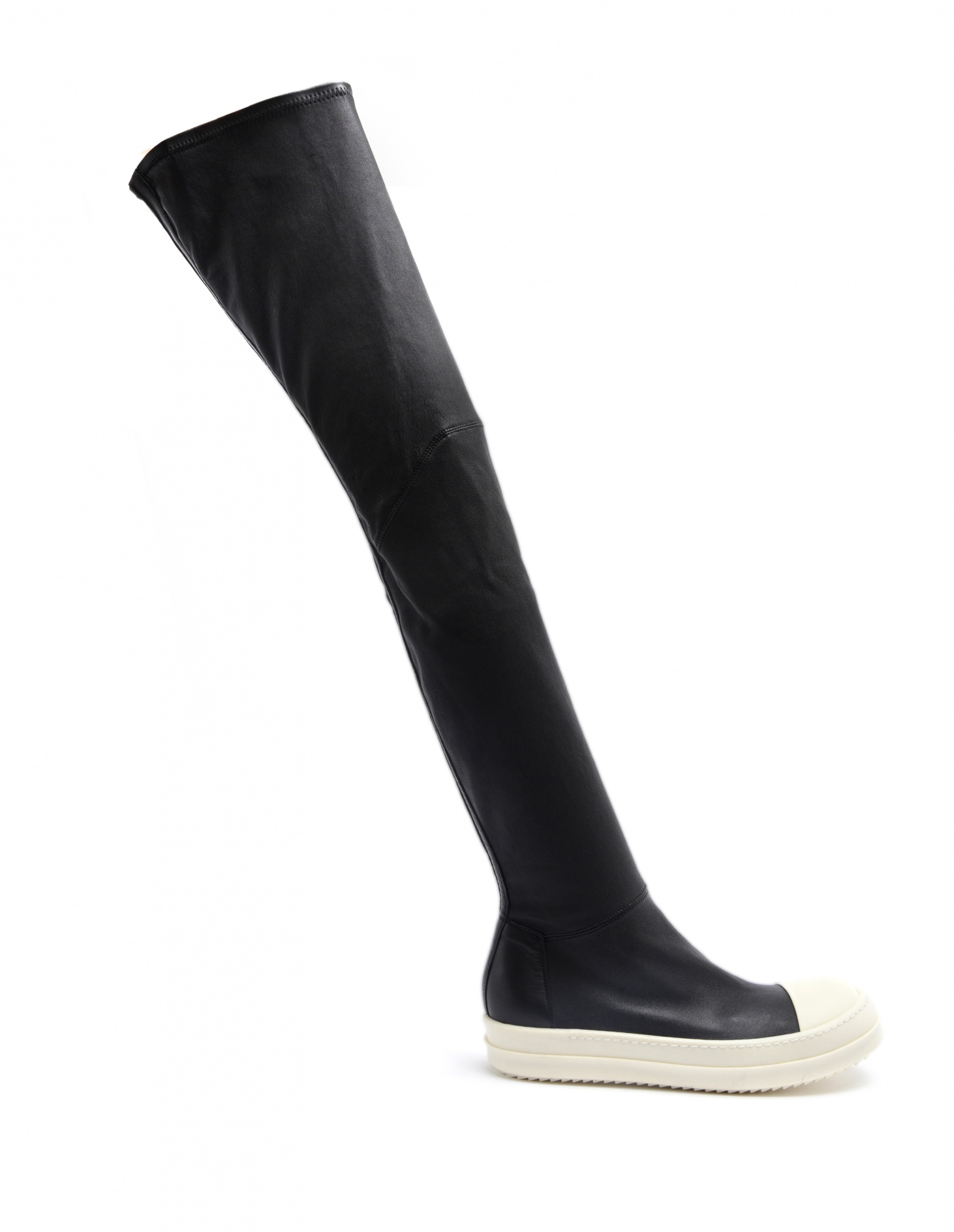 Rick Owens Leather knee boots