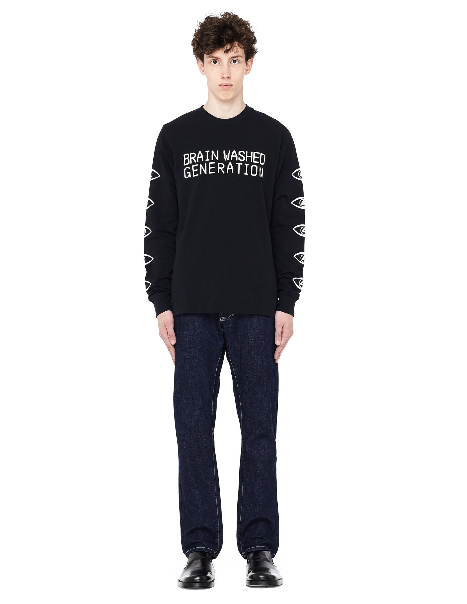 Undercover Brain Washed Generation\' Printed Long Sleeve Top