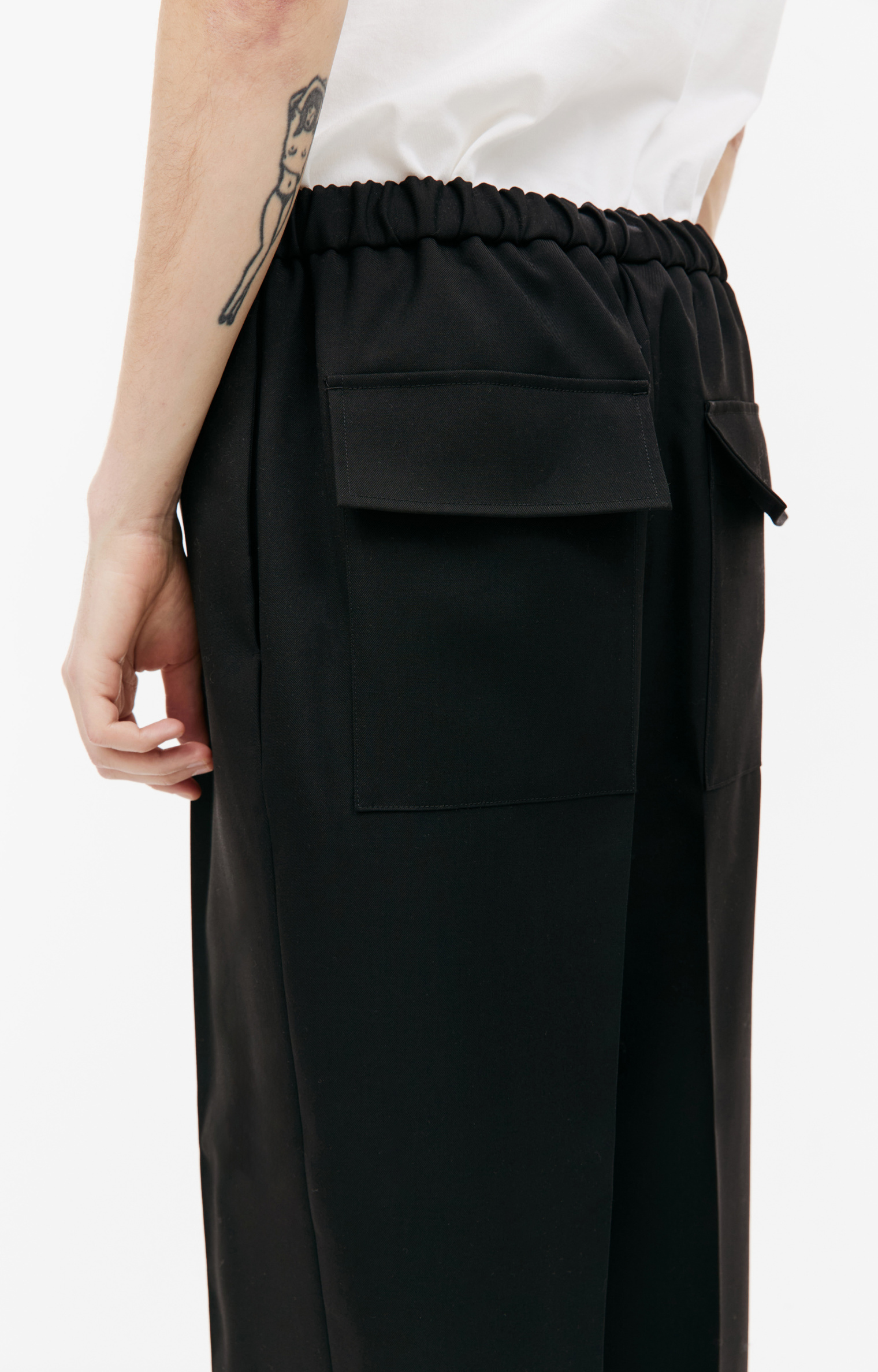 Jil Sander Black wool trousers