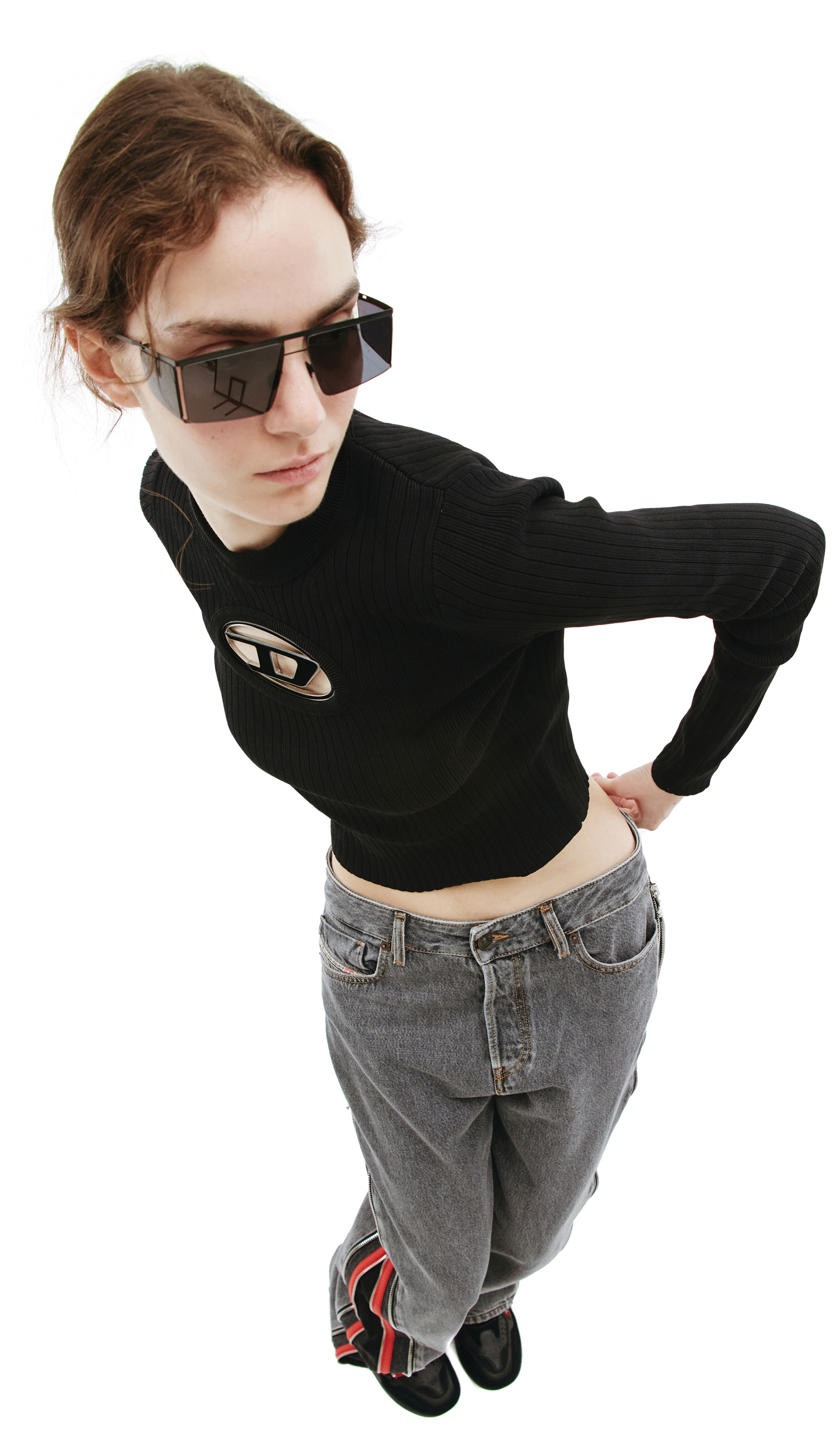 Diesel Rib knit M-Desmoines longsleeve