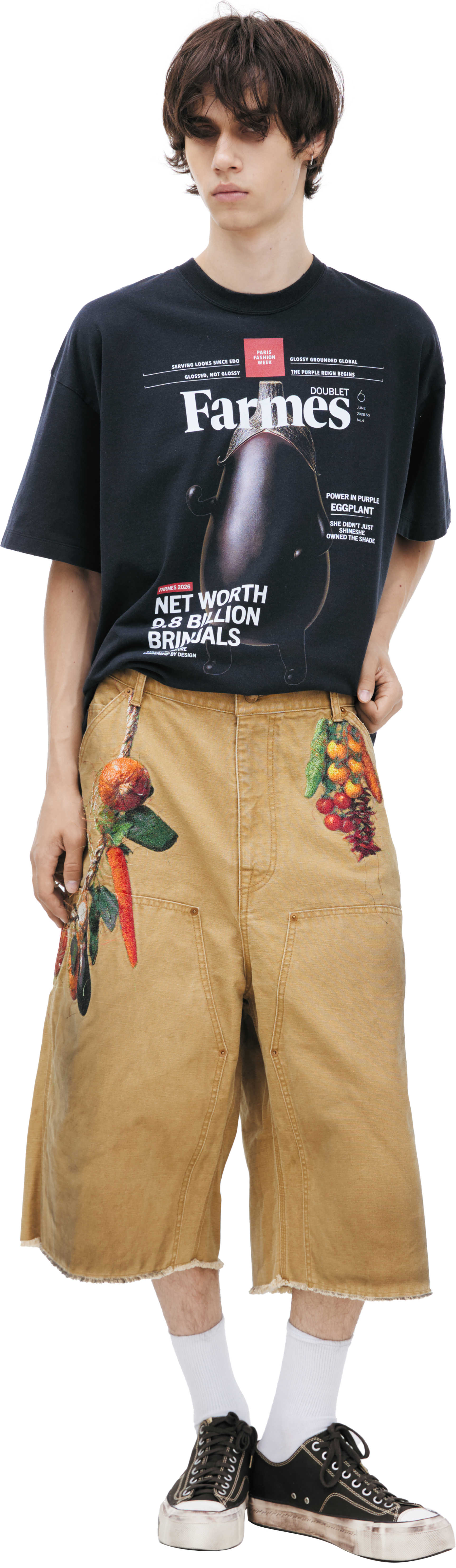 Doublet Embroidered shorts