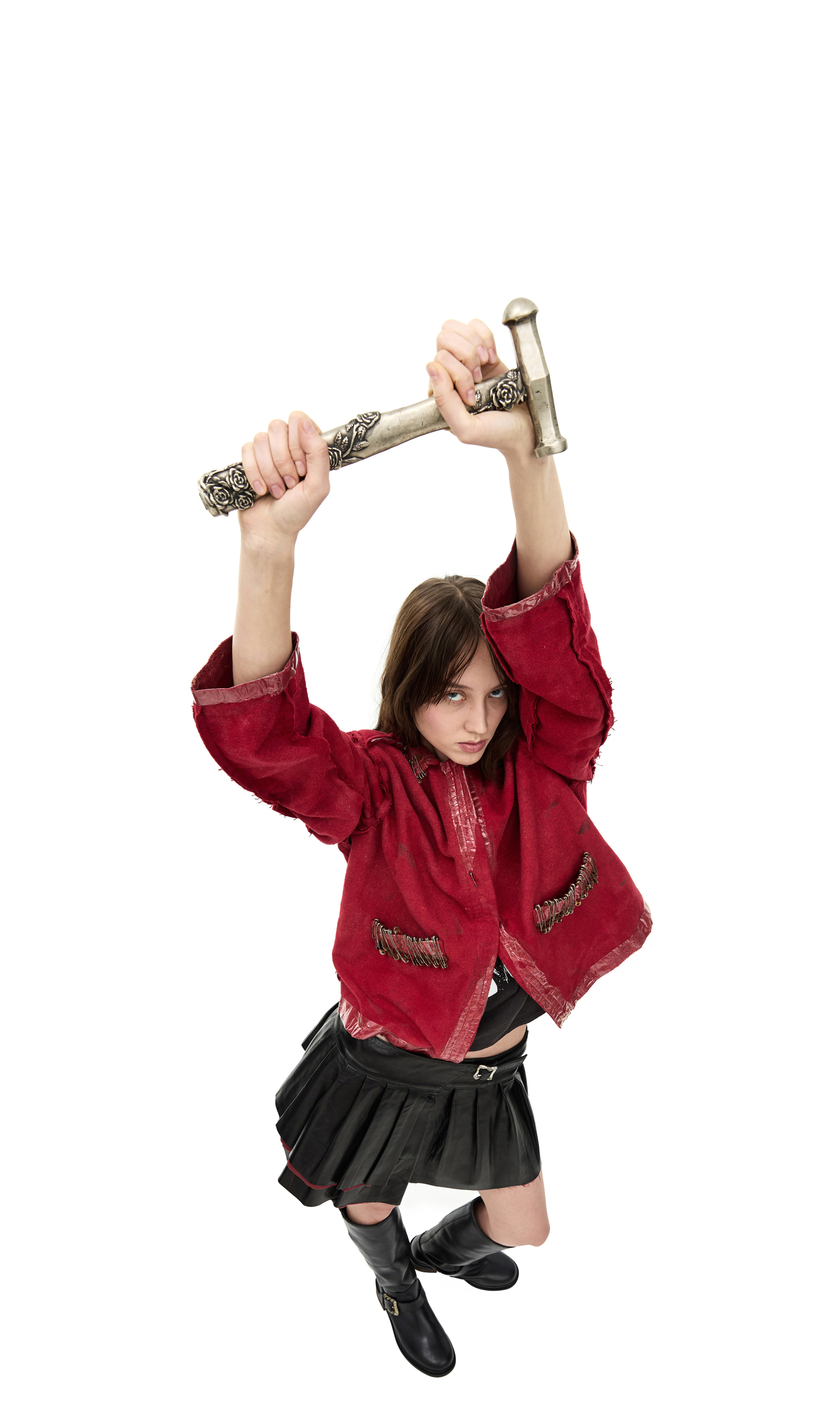 Enfants Riches Déprimés Red jacket with pins