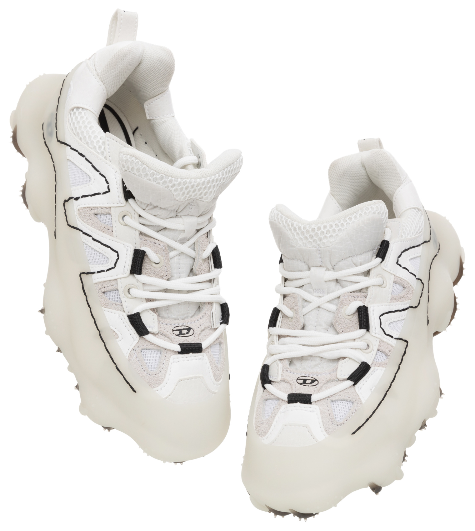 Diesel White S-PROTOTYPE P1 Sneakers