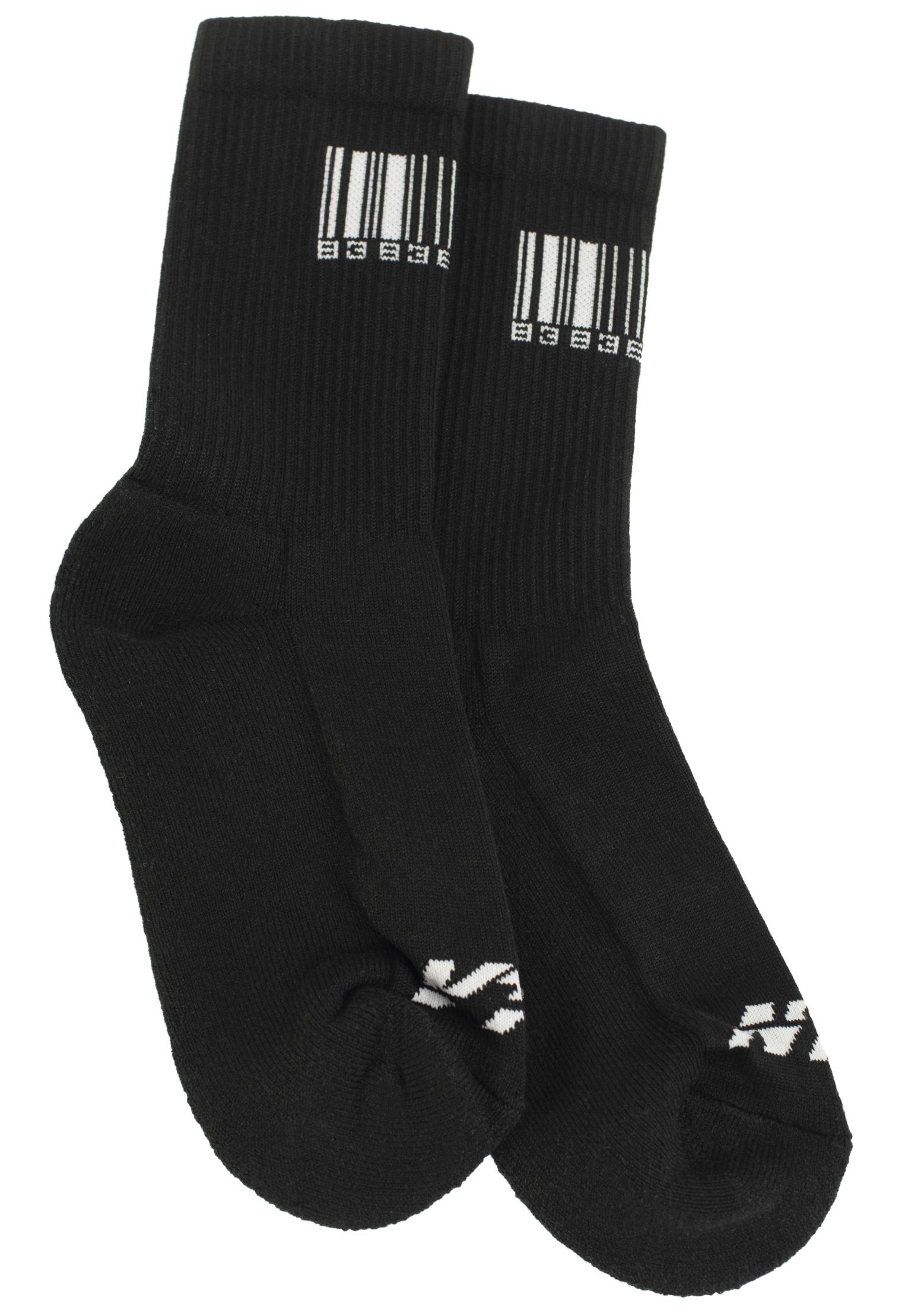 VTMNTS Black Barcode Socks