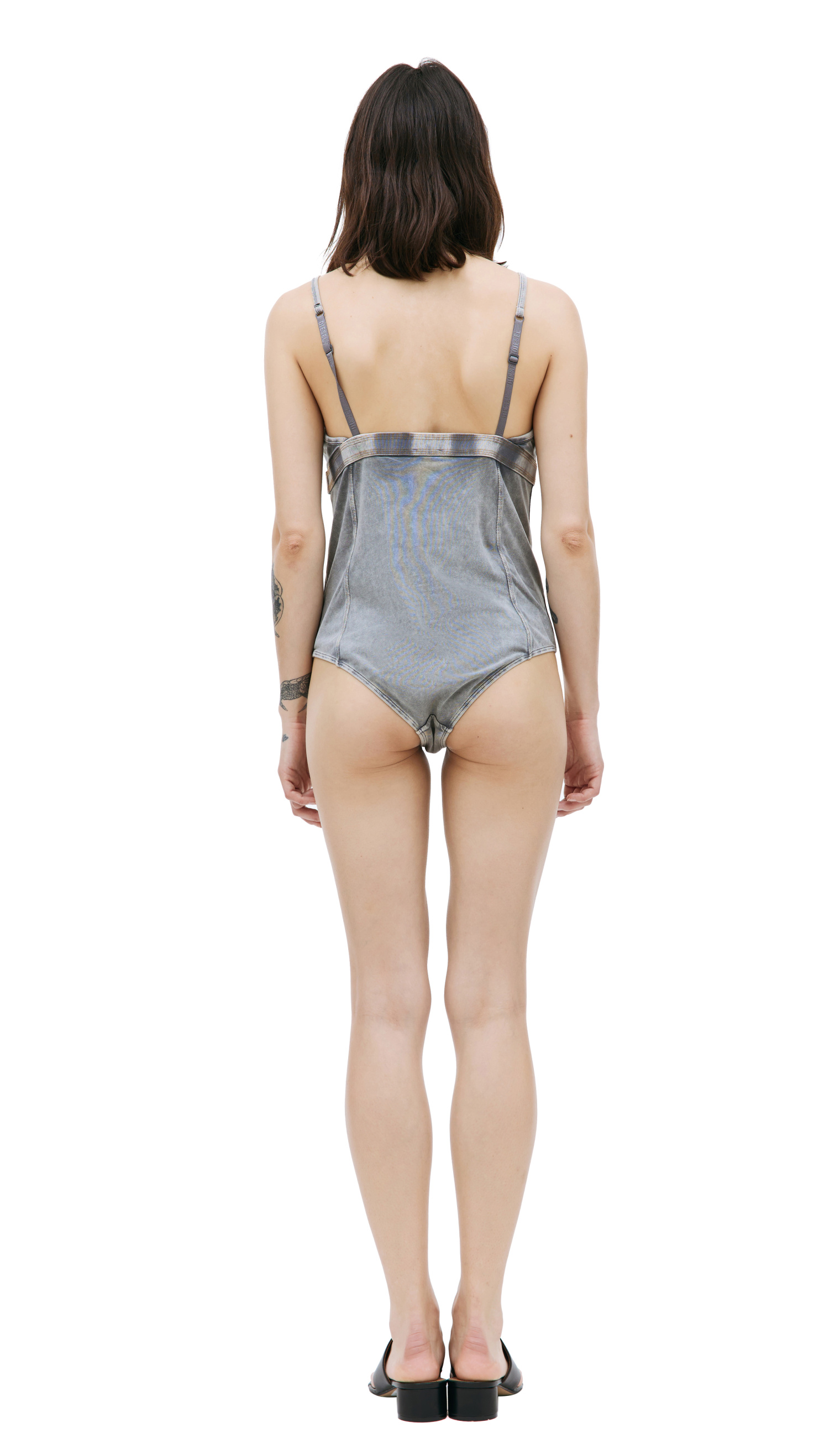 Diesel Grey cotton bodysuit