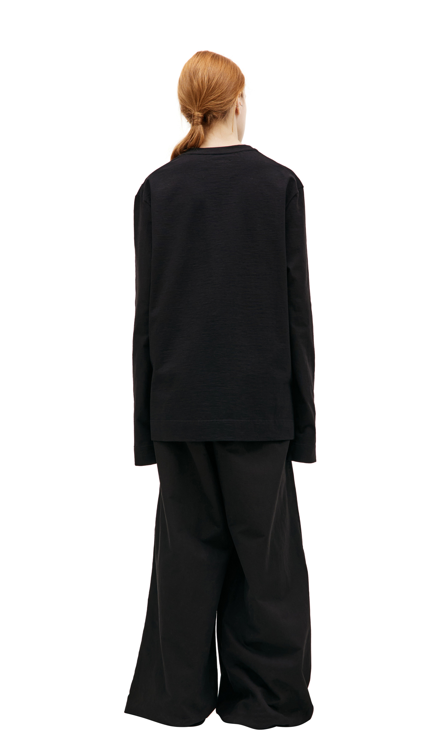 Jil Sander Black cotton longsleeve