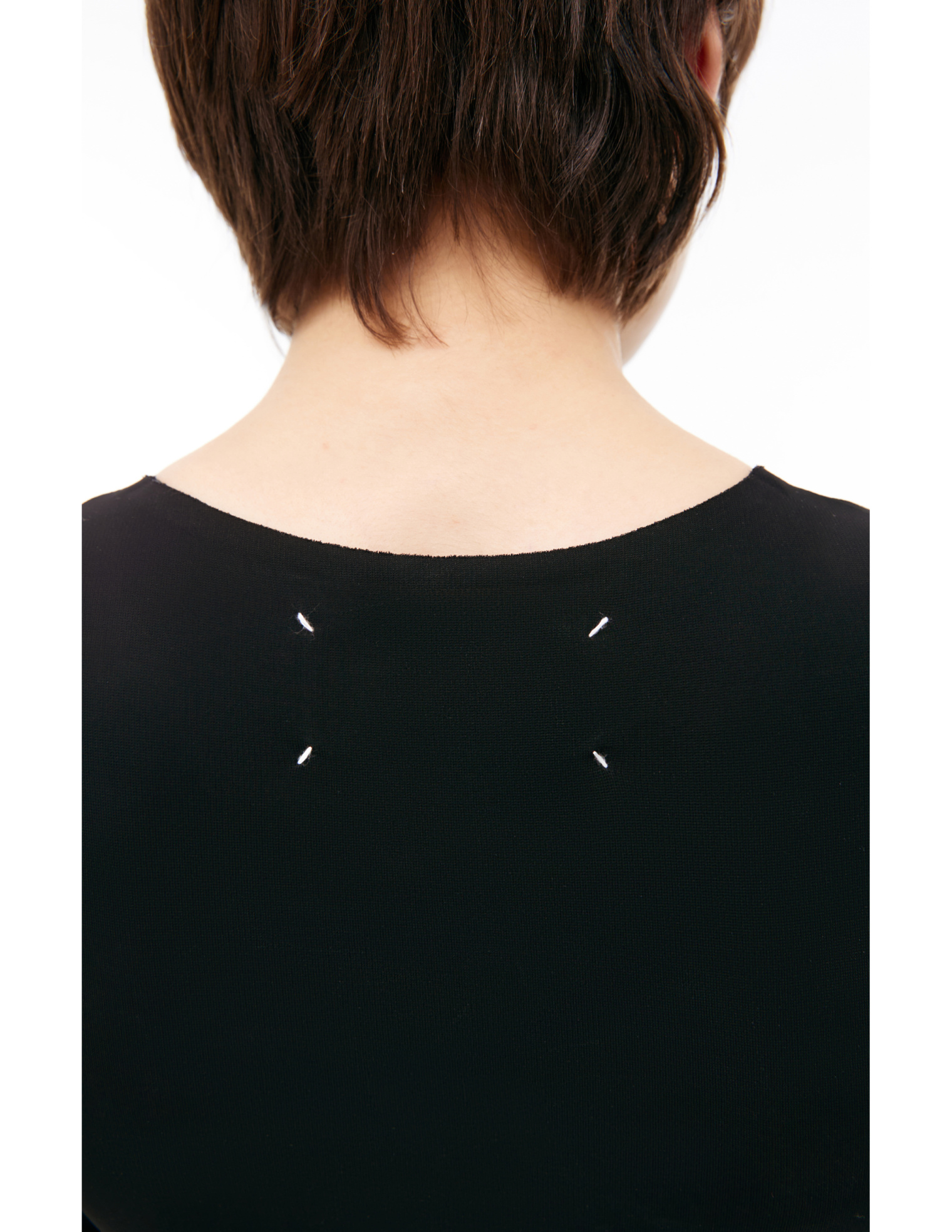 Maison Margiela Black long-sleeve bodysuit