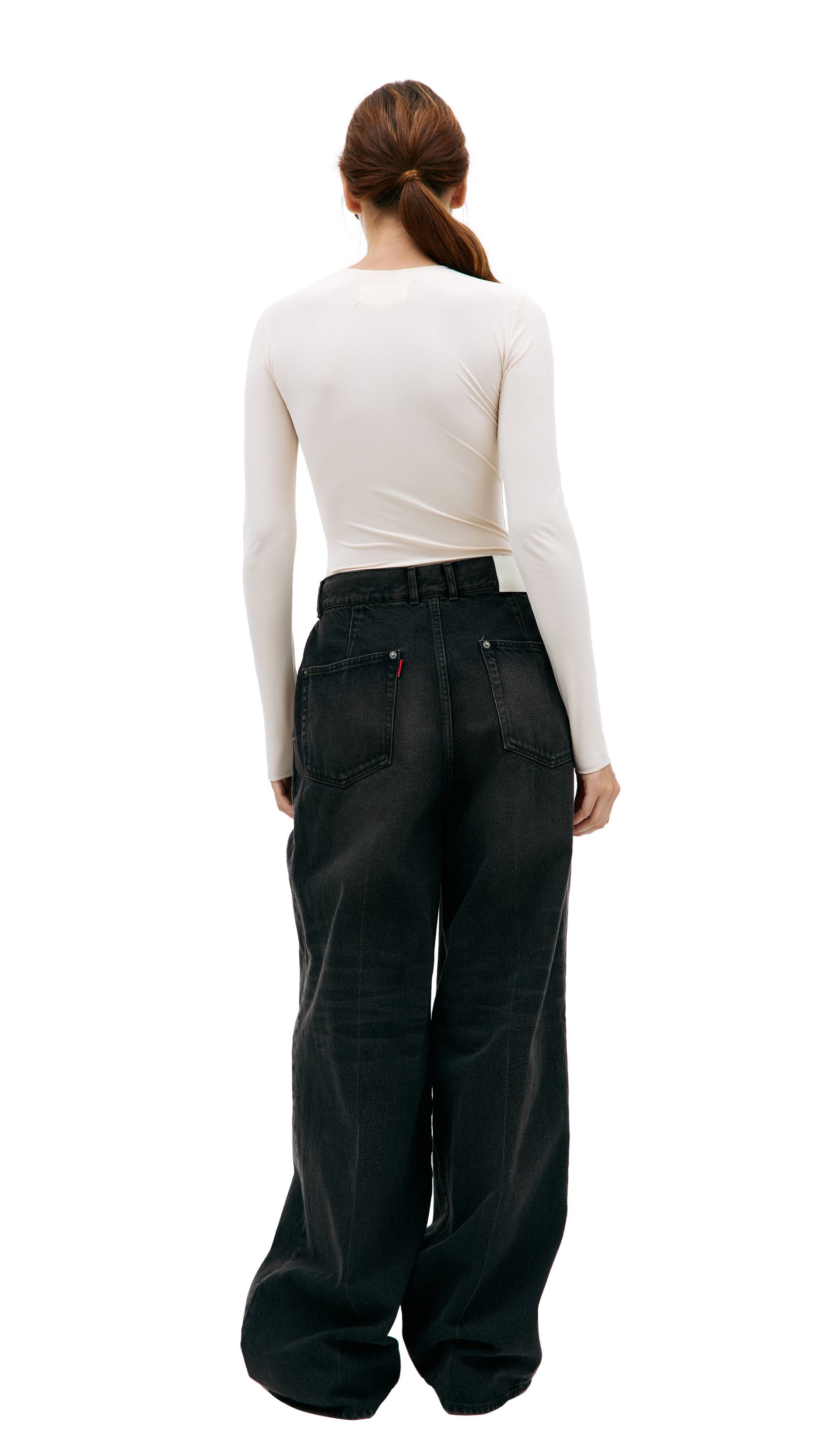 Undercover Black wide-leg jeans