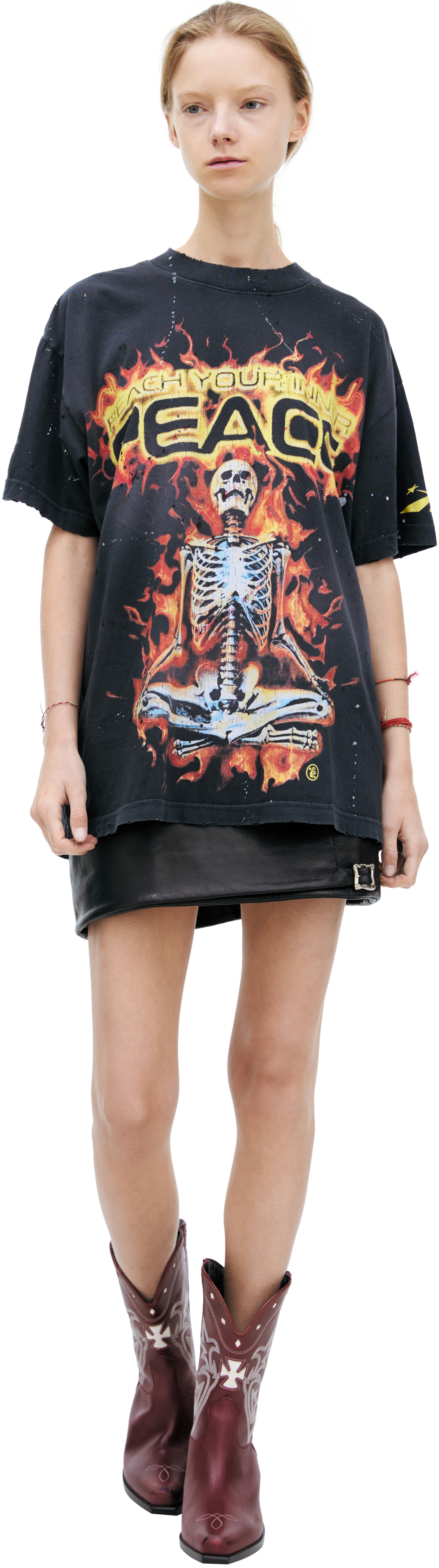 Hellstar Printed Cotton T-shirt