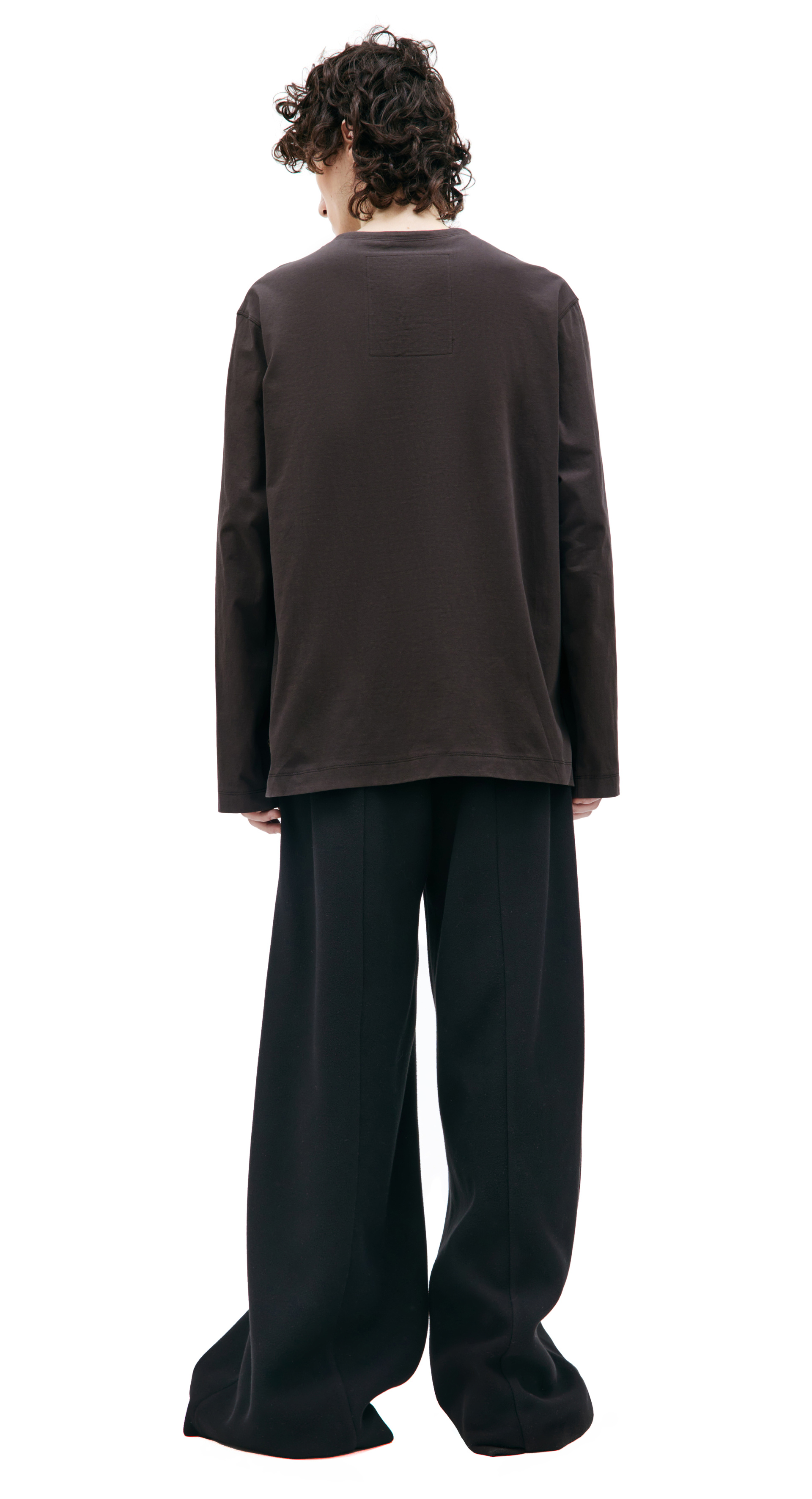 Ziggy Chen Brown cotton longsleeve