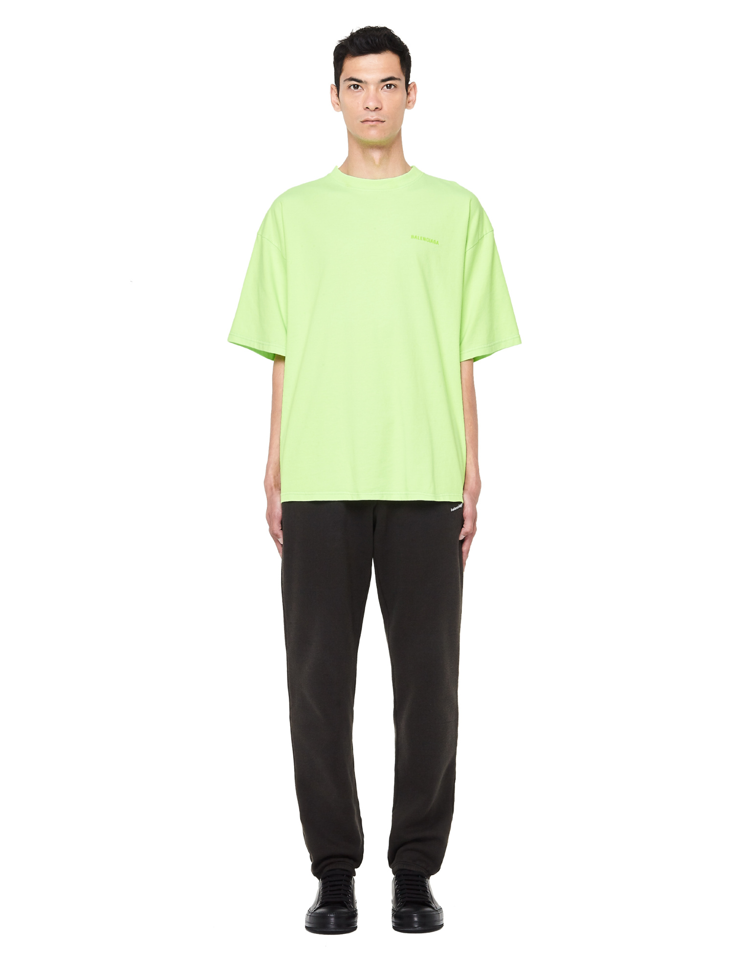 Balenciaga Ego Printed Fluo Green T-shirt