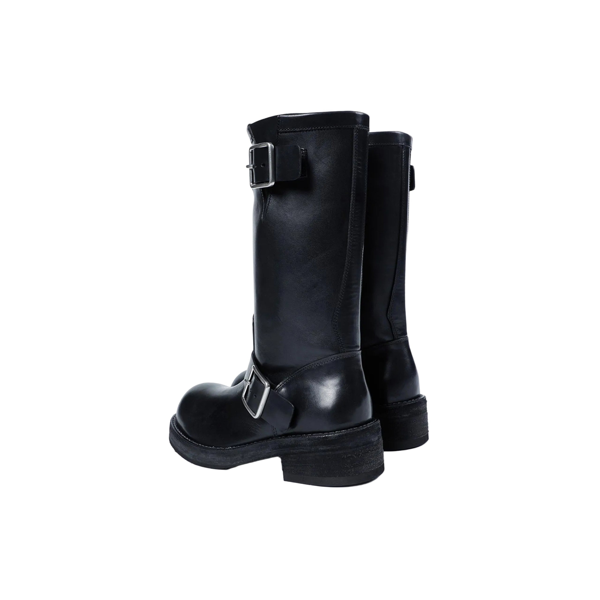 Ann Demeulemeester Sarith Engineer Biker Boots With Buckles