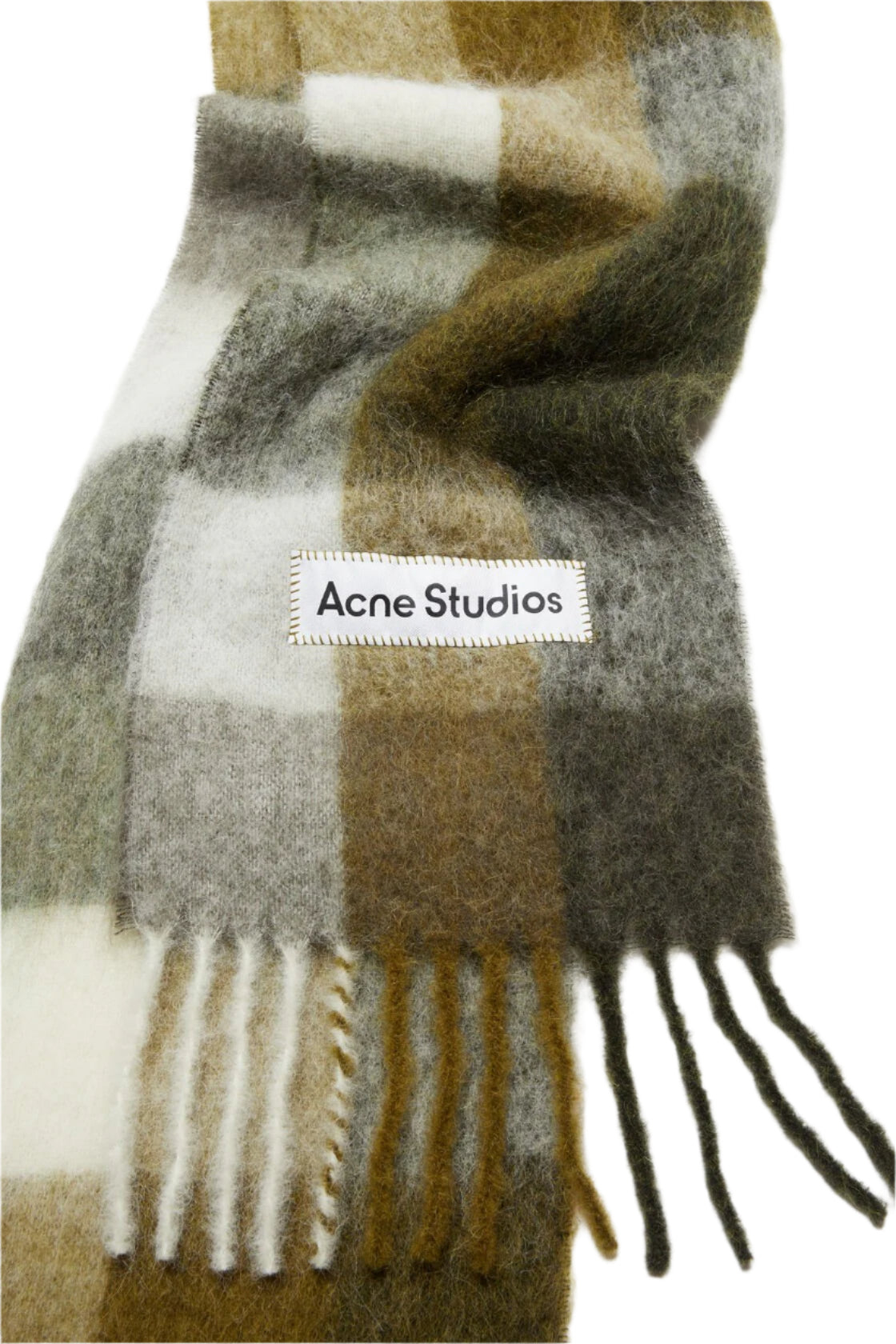 Acne Studios Mohair Checked Scarf