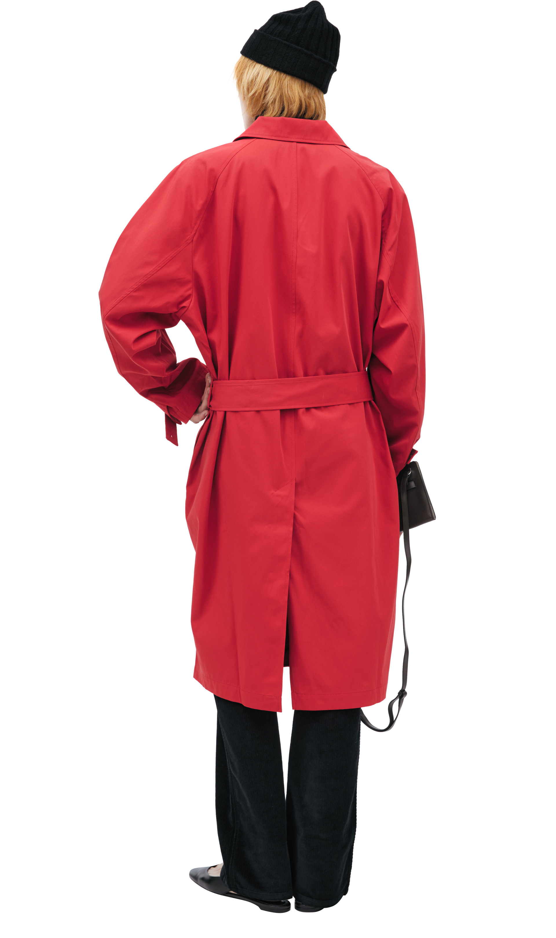 TOTEME Cotton trench coat with a turn-down collar