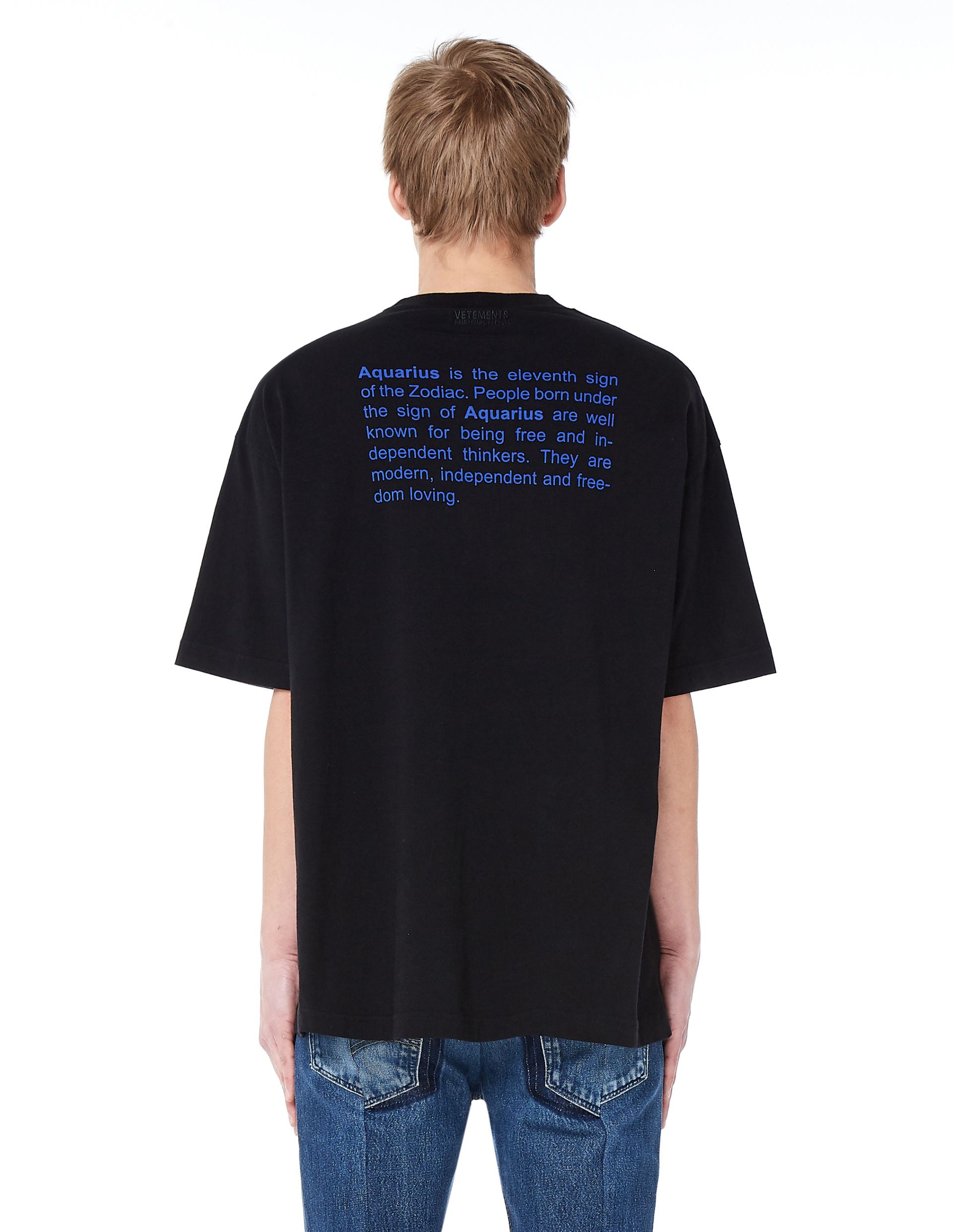 VETEMENTS Aquarius Cotton T-shirt