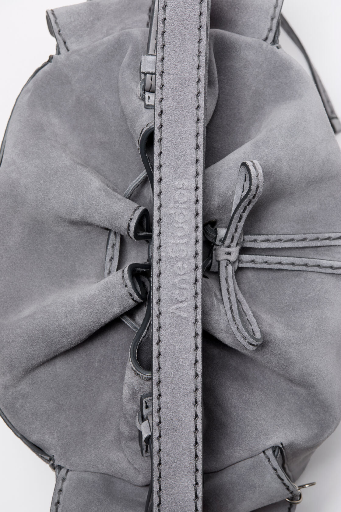 Acne Studios Multipocket Suede Bucket Bag