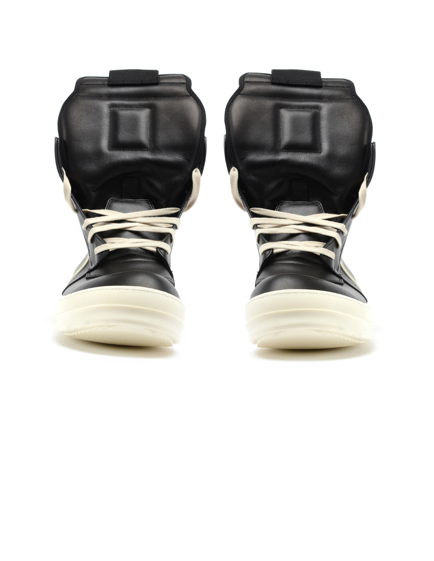 Rick Owens Высокие кожаные кеды