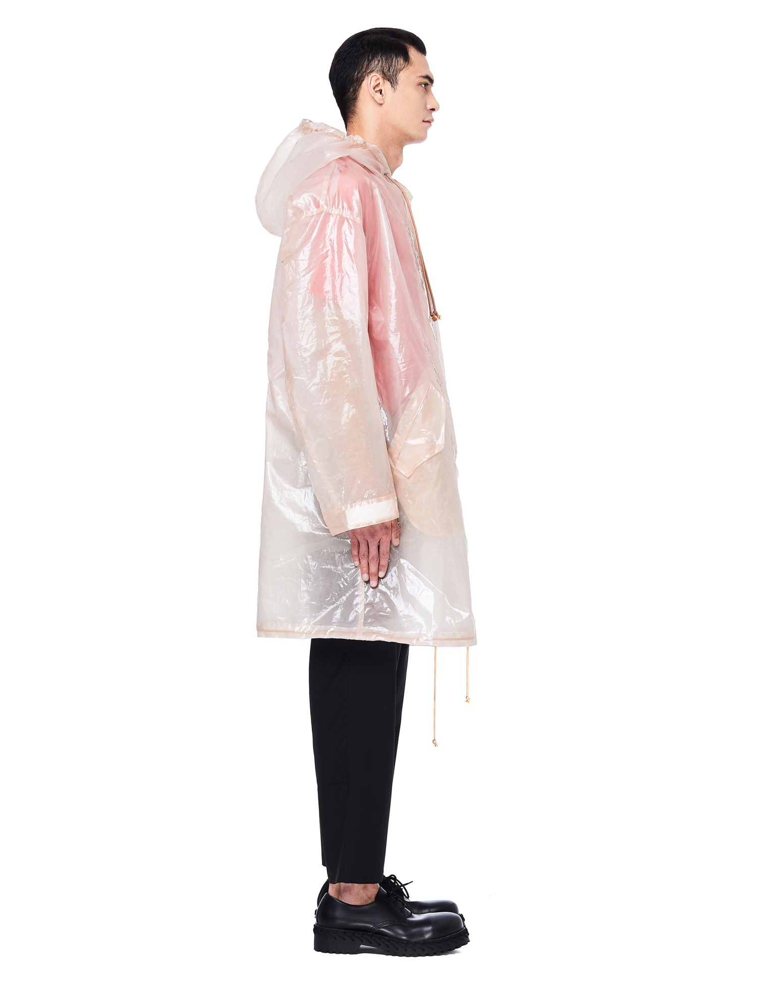 Doublet Souvenir Embroidered Transparent Raincoat