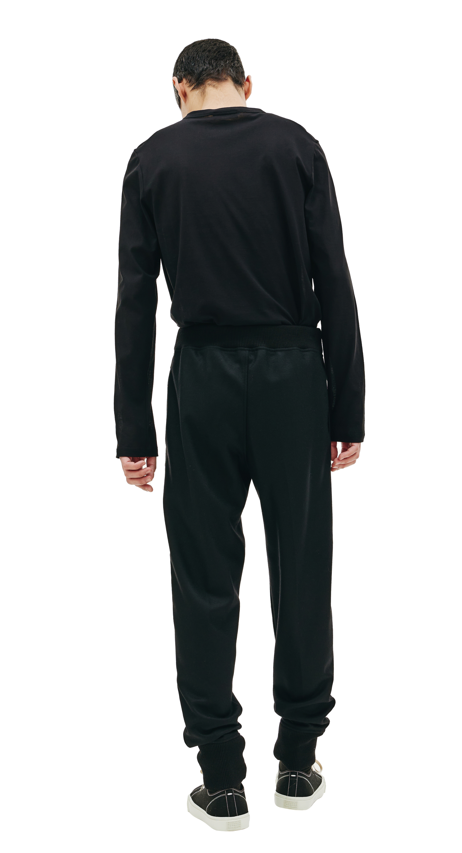 Jil Sander Black wool sweatpants